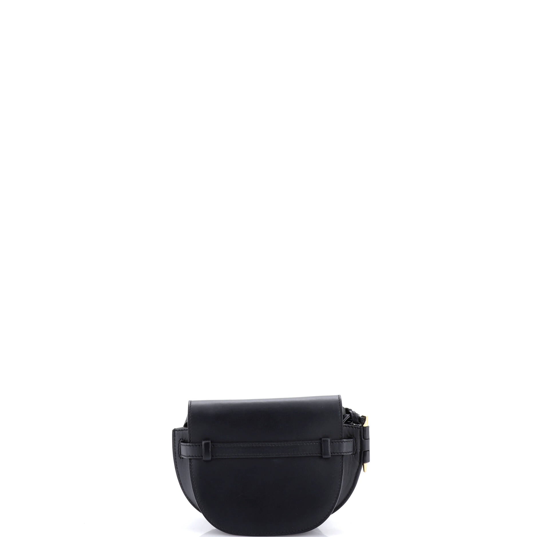 Gate Dual Shoulder Bag Leather Mini