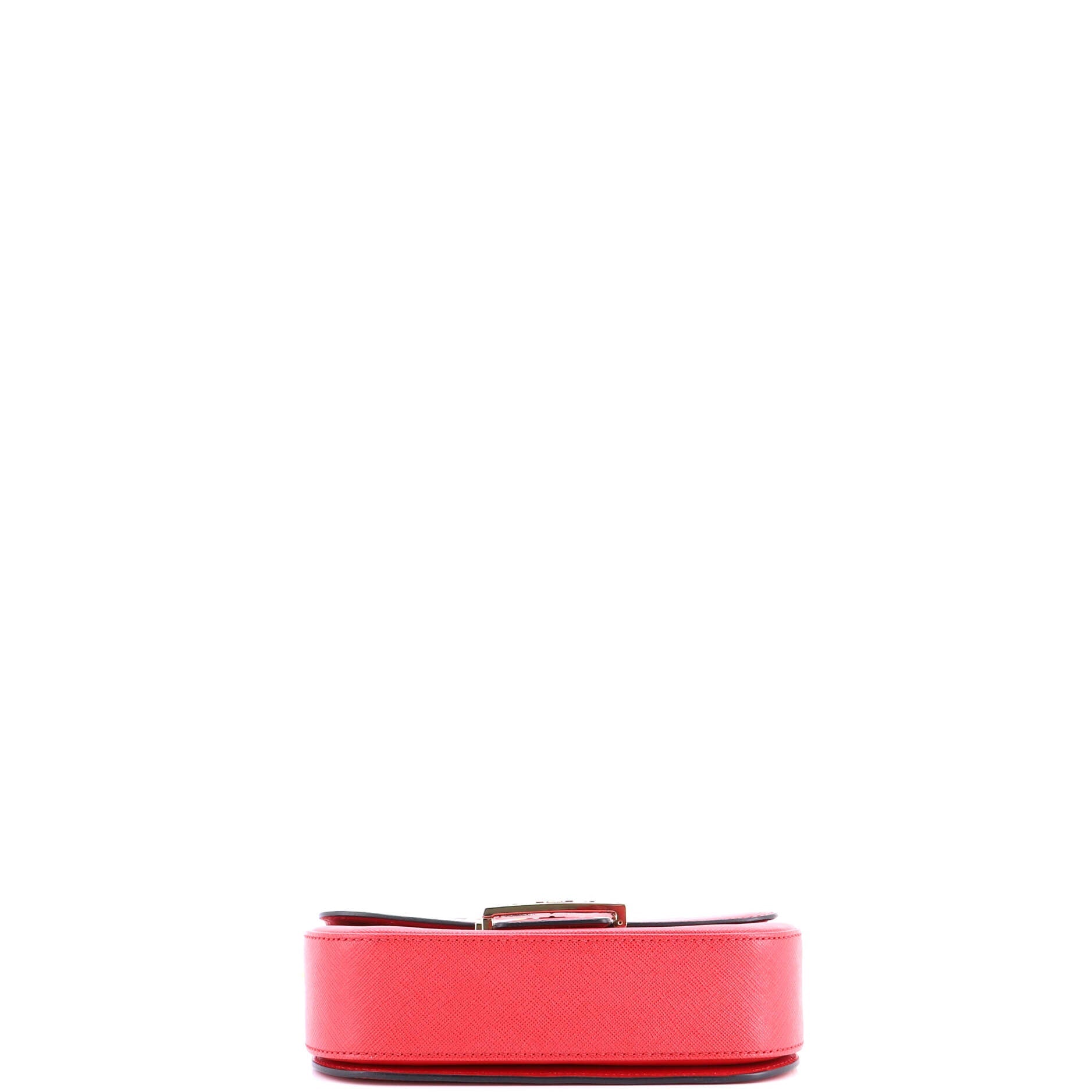 Embleme Flap Bag Saffiano Leather Small