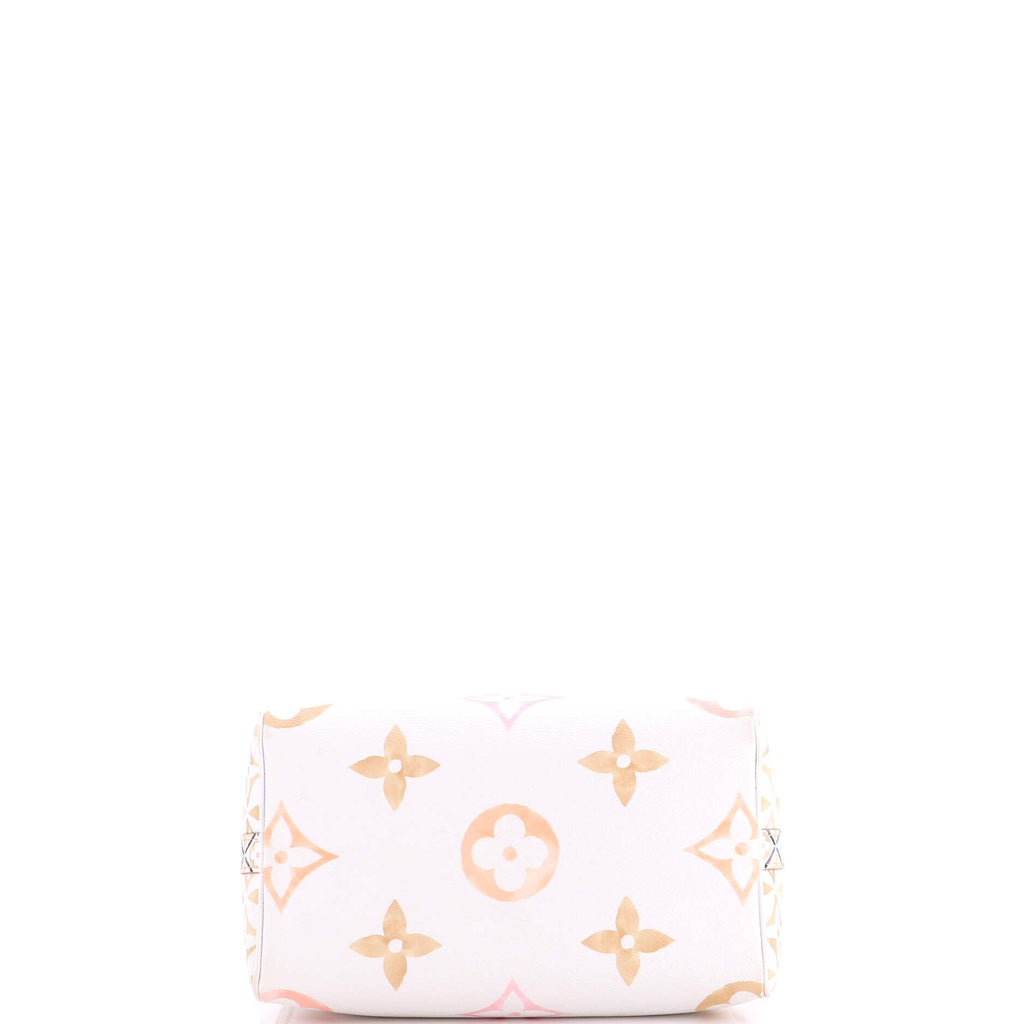 Speedy Bandouliere Bag By The Pool Monogram Watercolor Giant 25