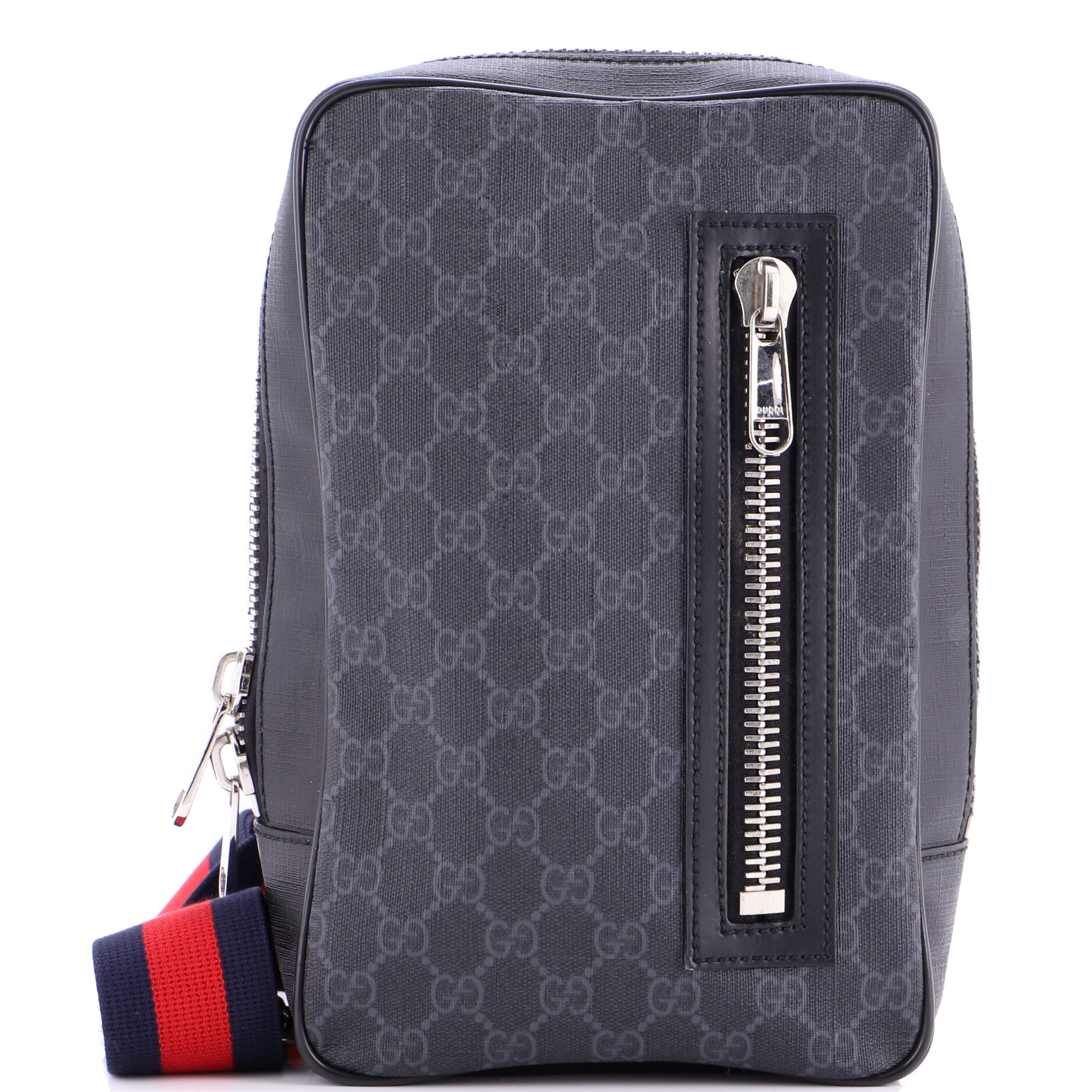 Soft Zip Sling Bag GG Coated Canvas Small