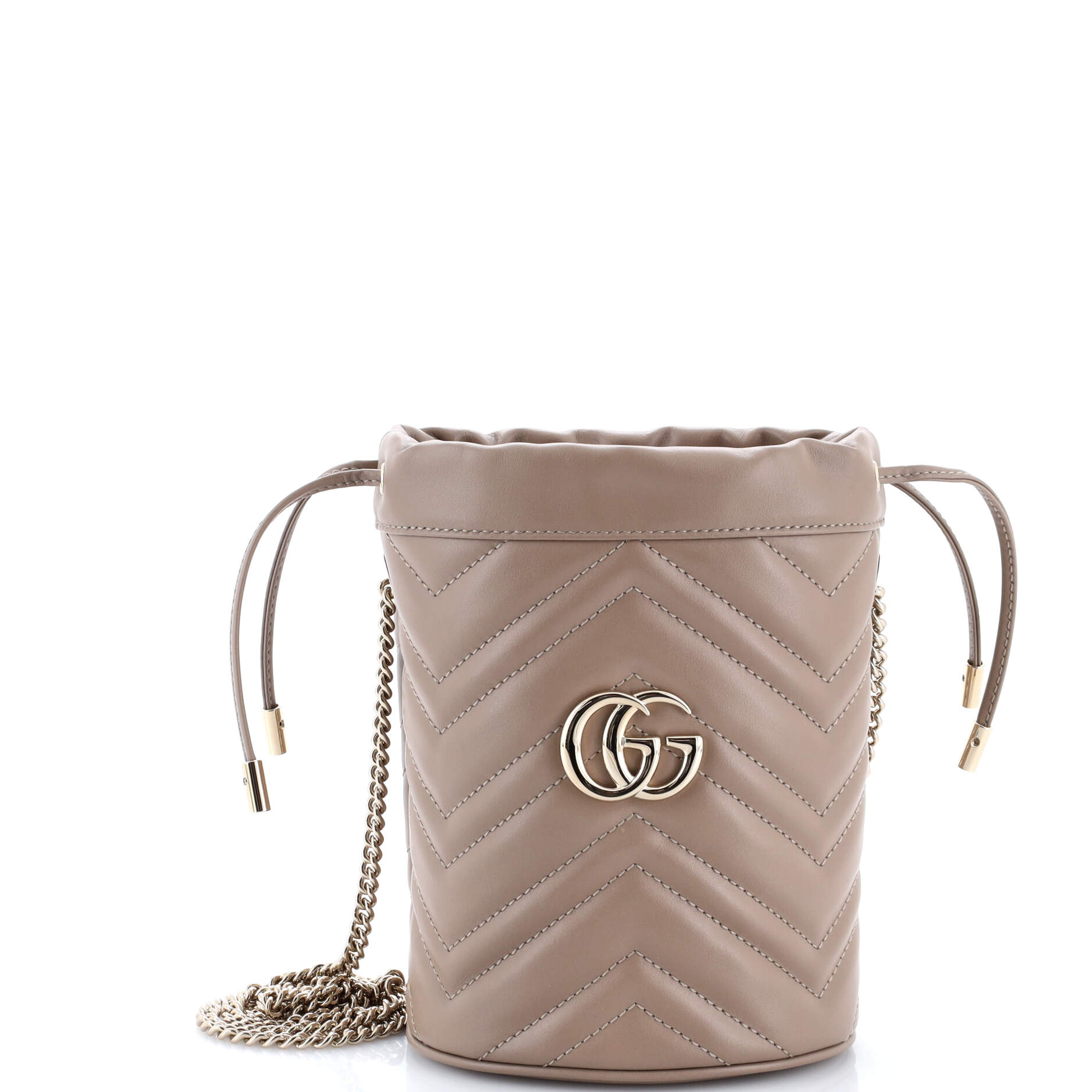 GG Marmont Bucket Bag Matelasse Leather Mini
