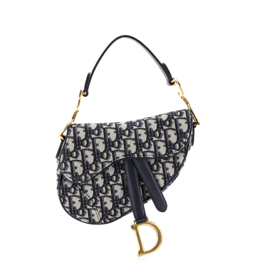 Saddle Handbag Oblique Canvas Mini