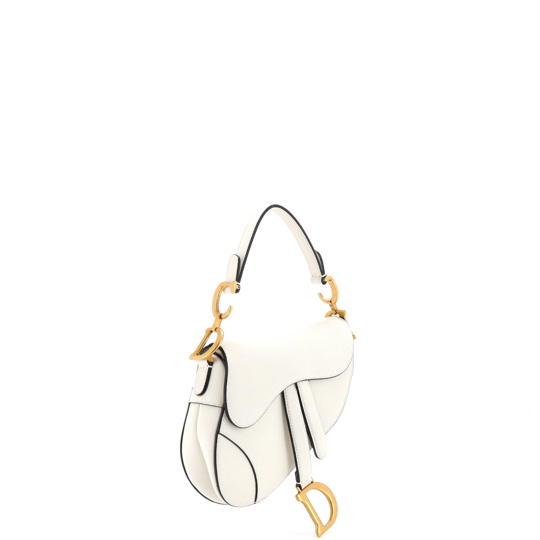 Saddle Handbag Leather Mini