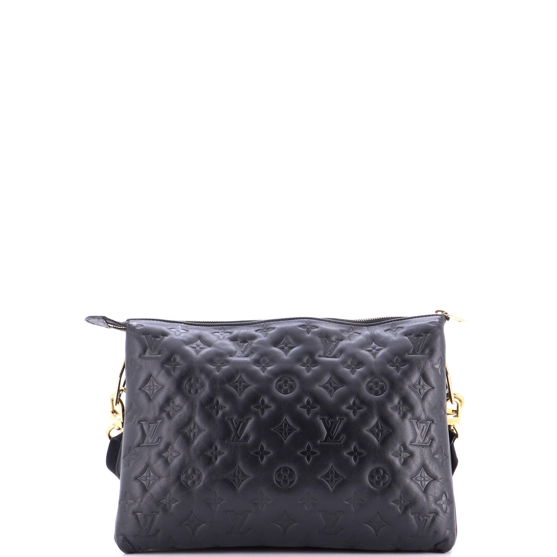Coussin Bag Monogram Embossed Lambskin MM
