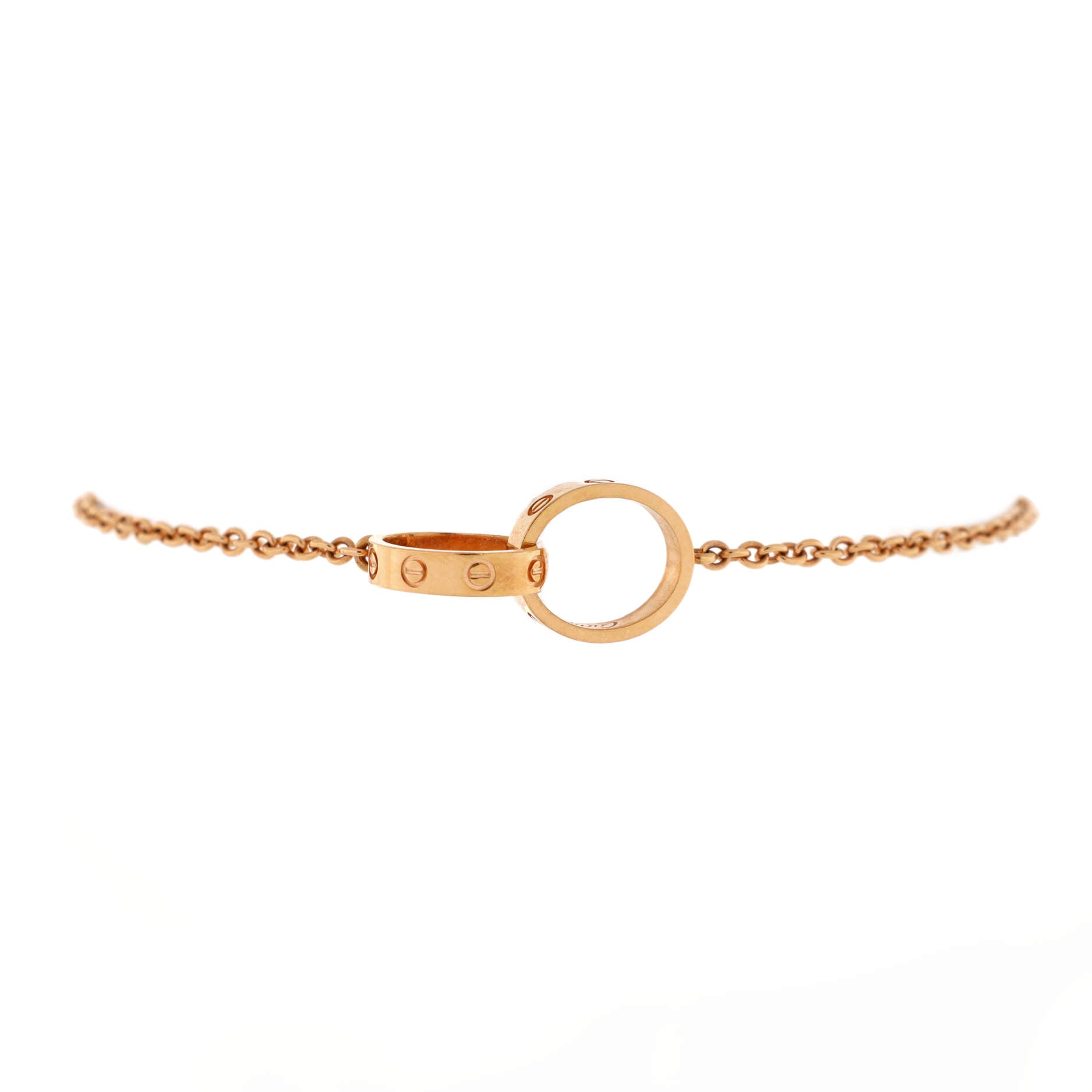 Love Interlocking Bracelet 18K Rose Gold