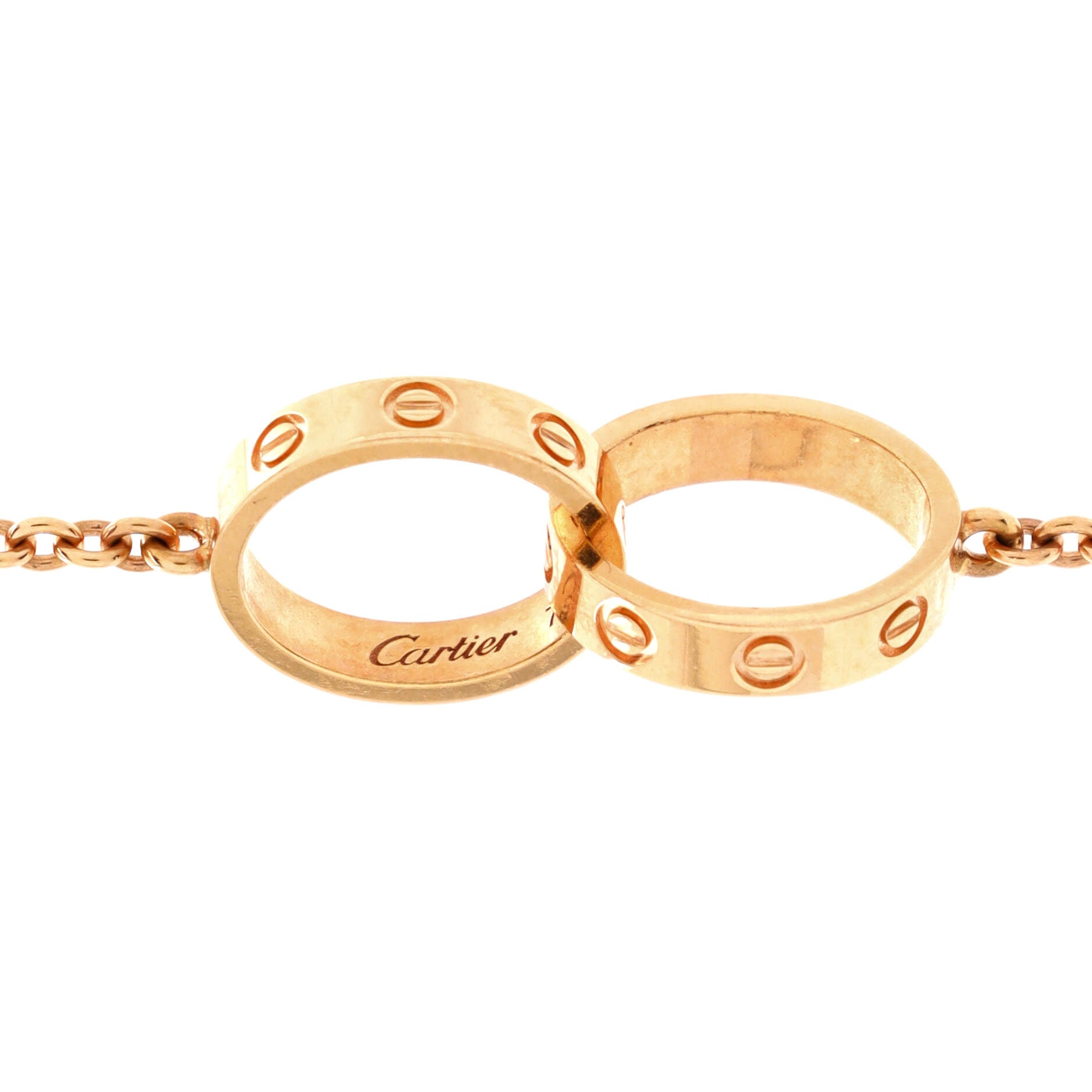 Love Interlocking Bracelet 18K Rose Gold