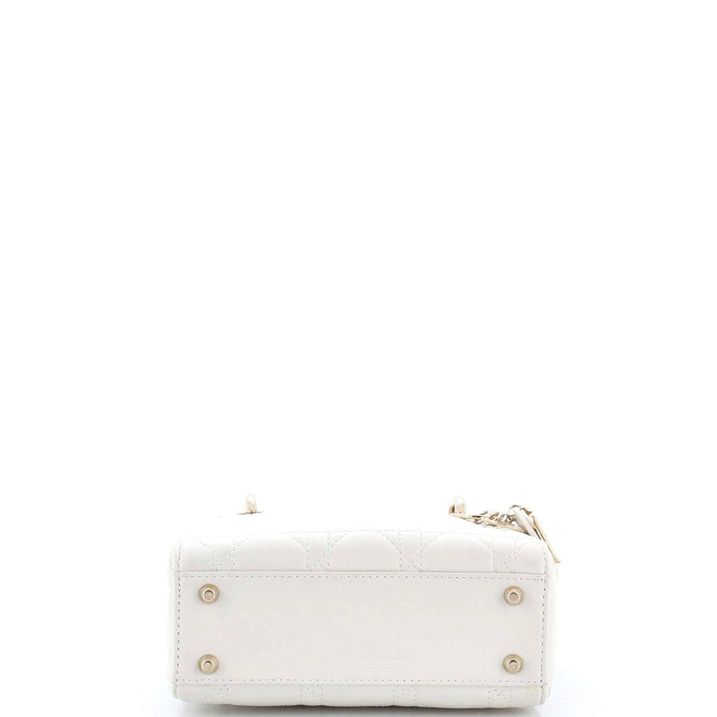 Lady Dior Chain Bag Cannage Quilt Lambskin Mini