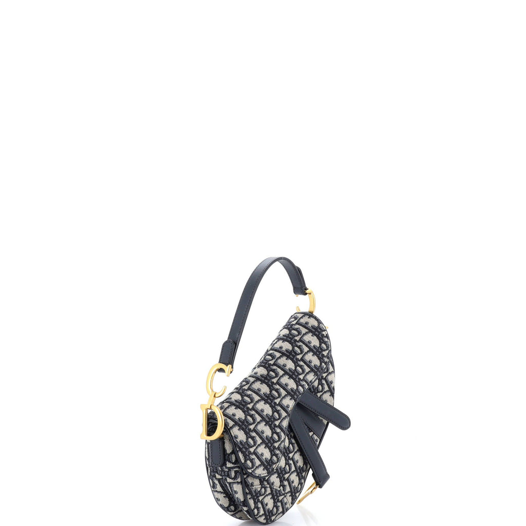 Saddle Handbag Oblique Canvas Mini