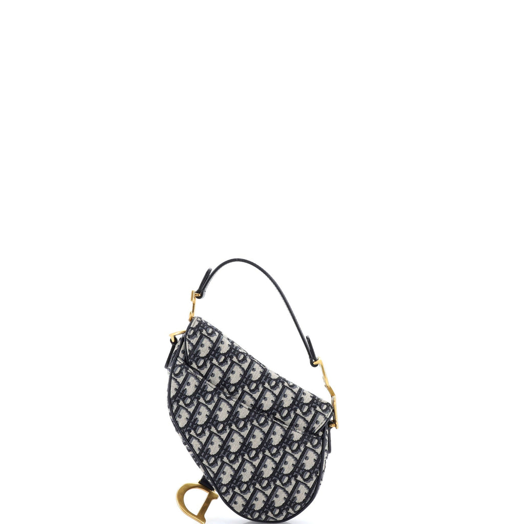 Saddle Handbag Oblique Canvas Mini
