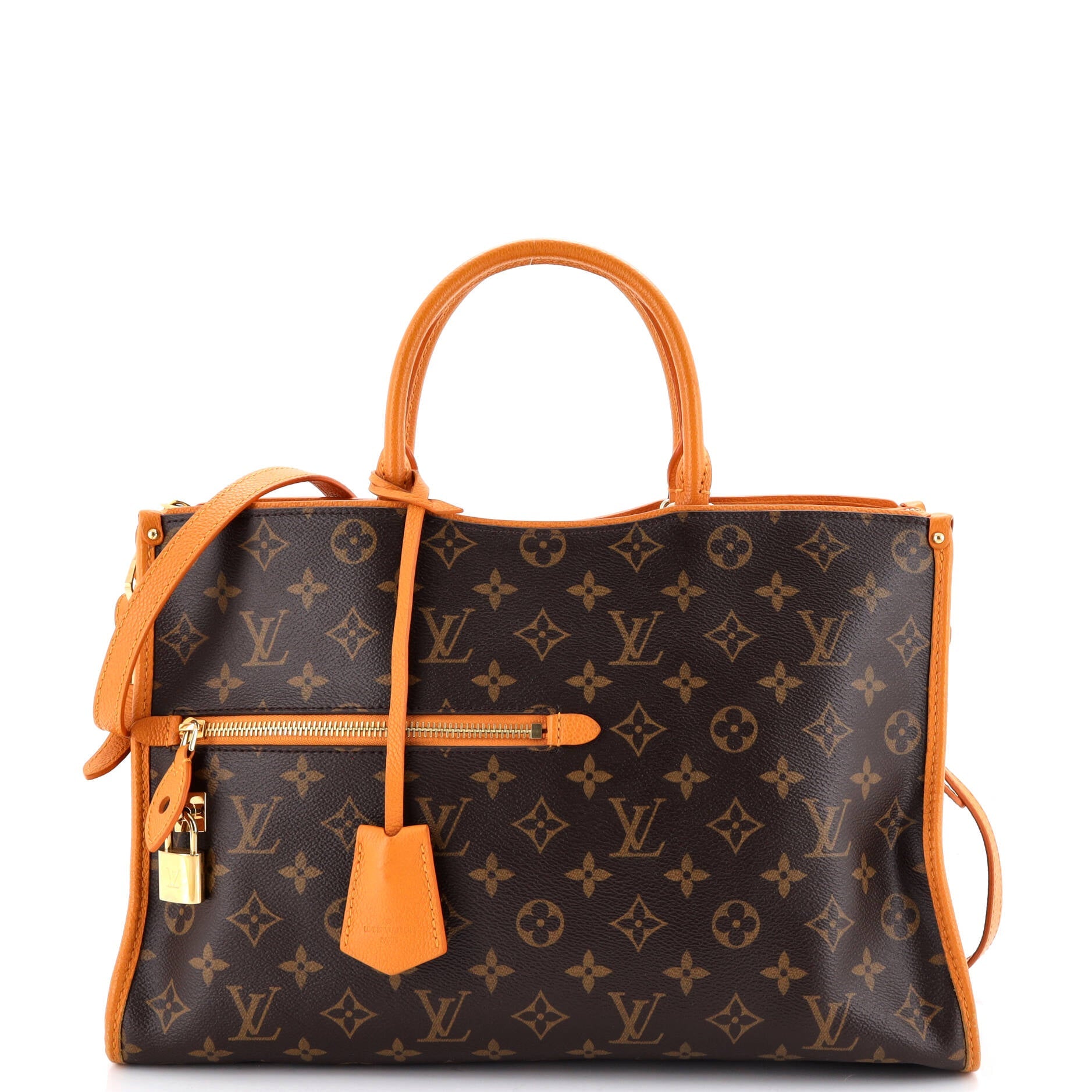 Popincourt NM Handbag Monogram Canvas with Leather MM