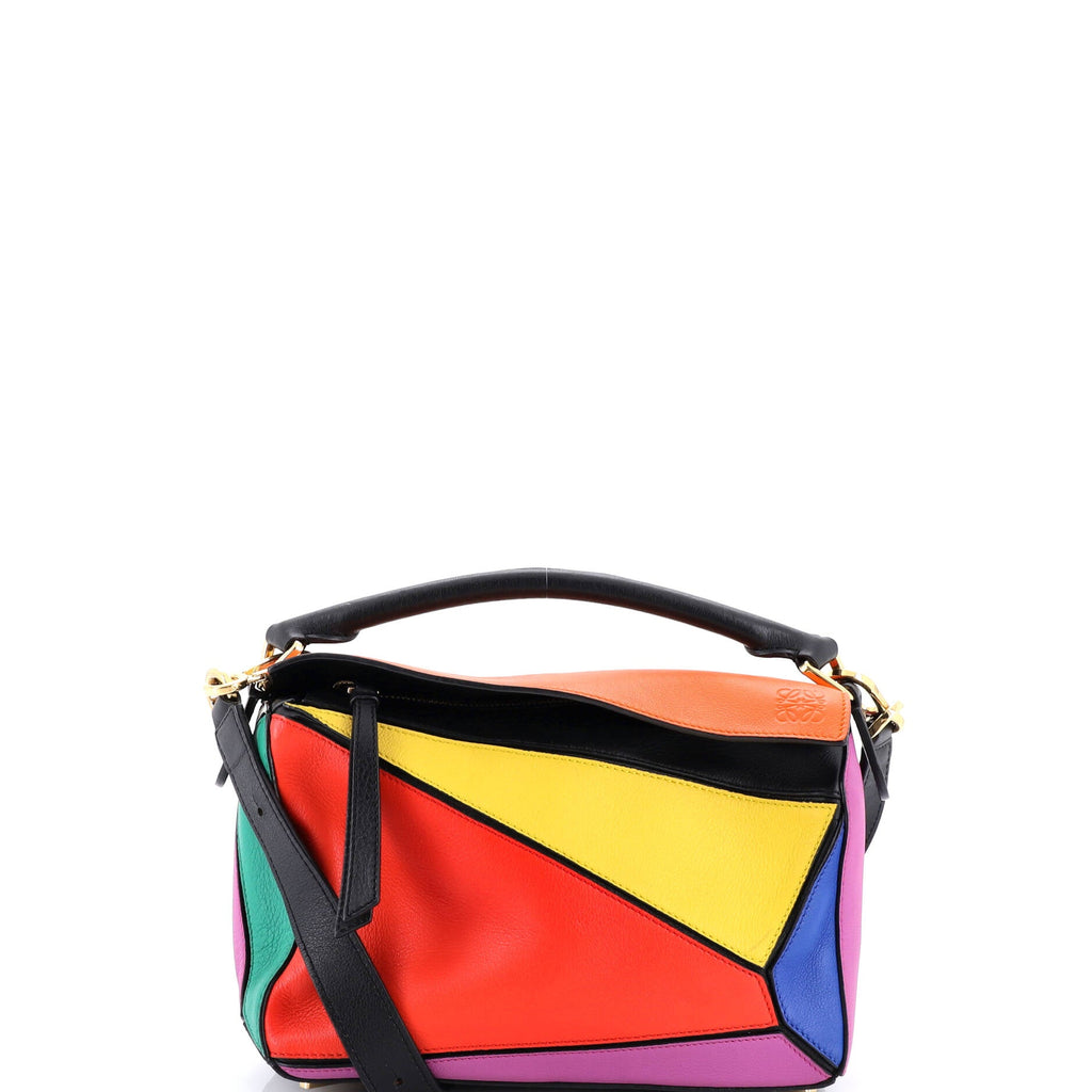 Puzzle Bag Leather Small