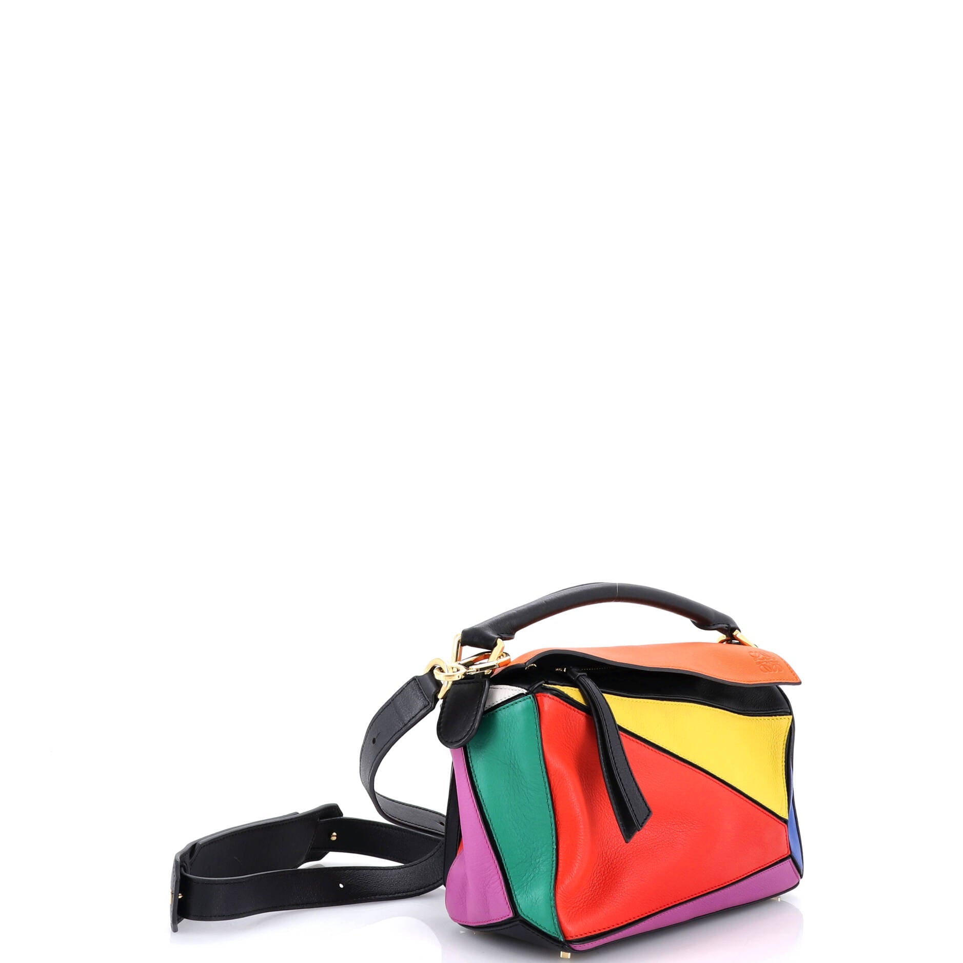 Puzzle Bag Leather Small