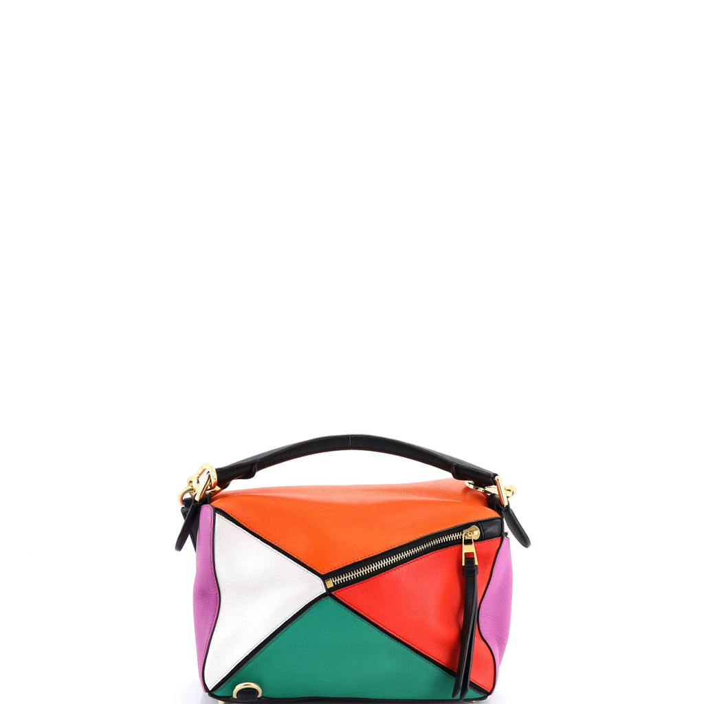 Puzzle Bag Leather Small