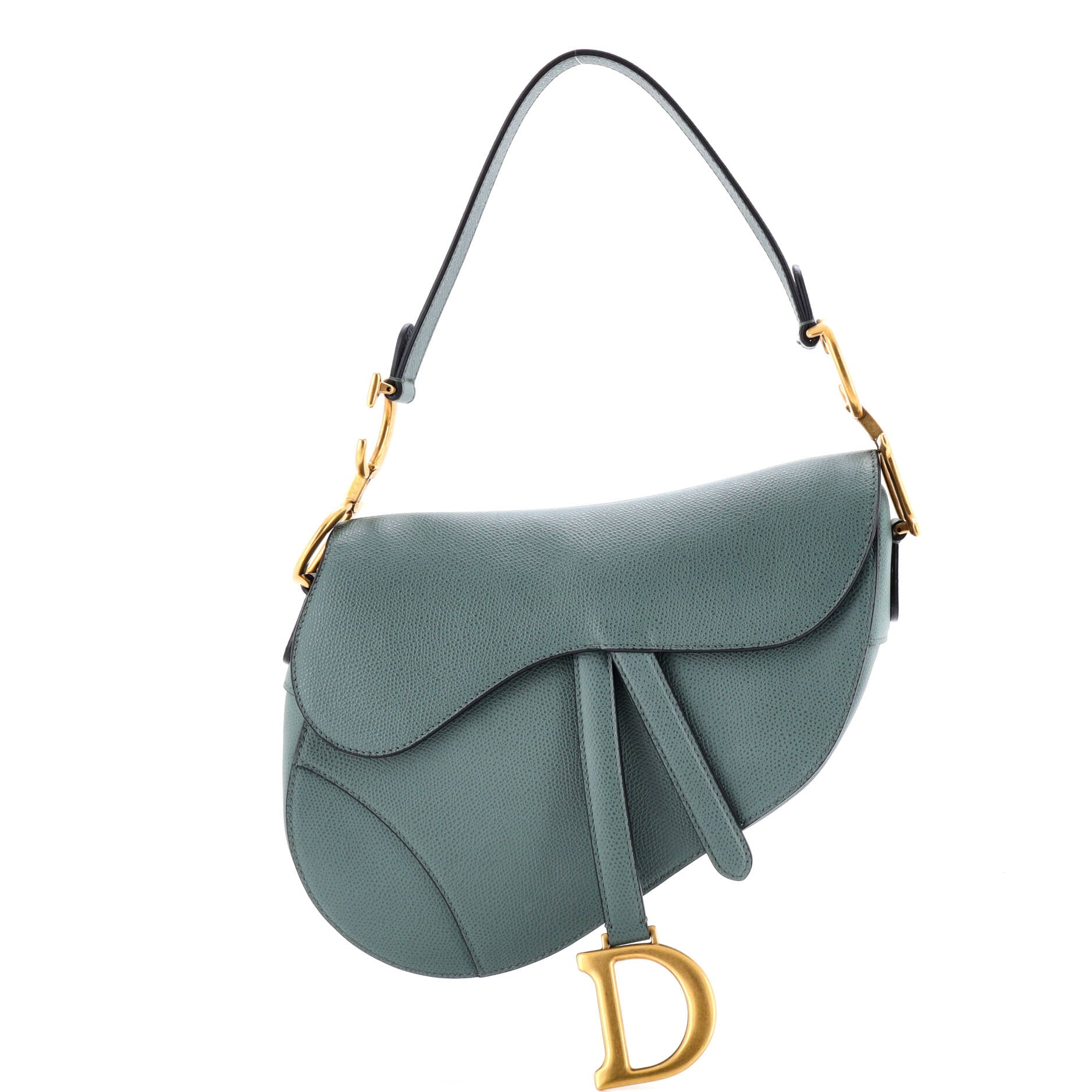 Saddle Handbag Leather Medium