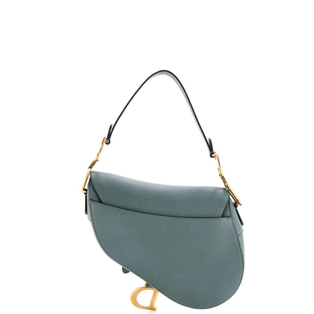 Saddle Handbag Leather Medium
