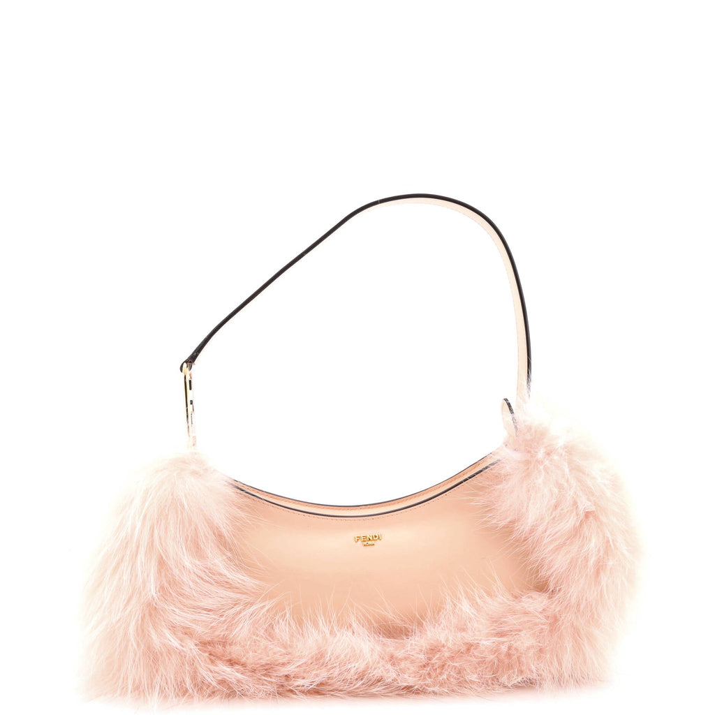 O’Lock Swing Shoulder Bag Leather with Fur
