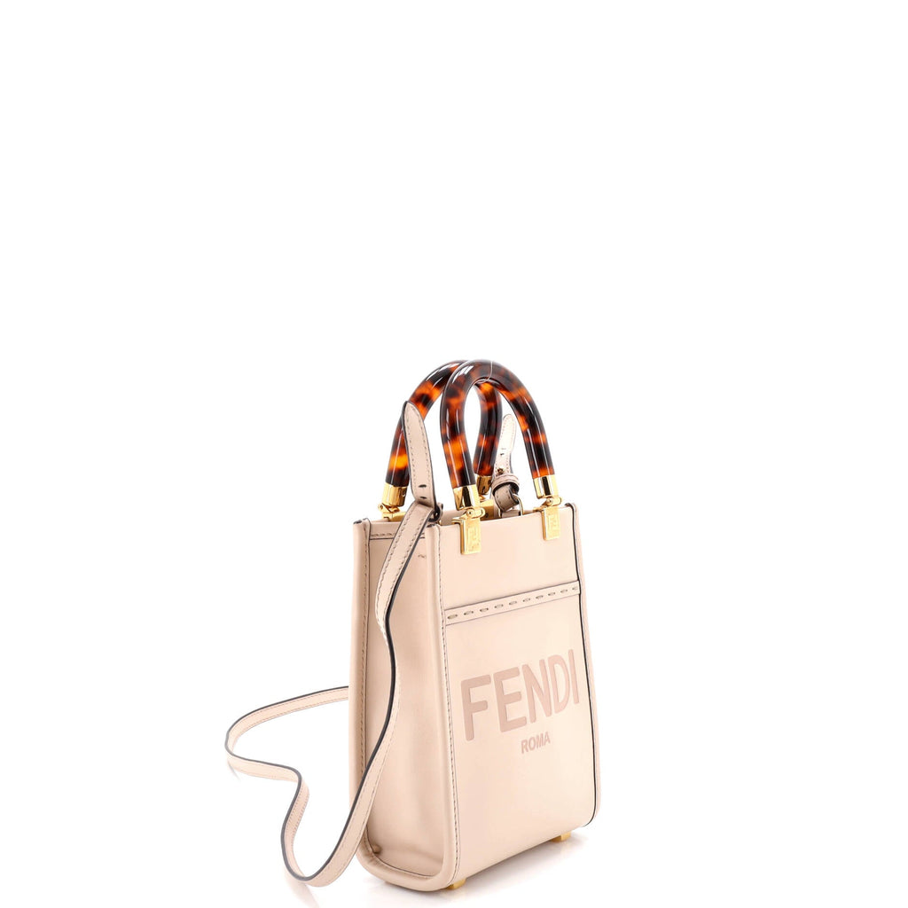 Sunshine Shopper Tote Leather Mini