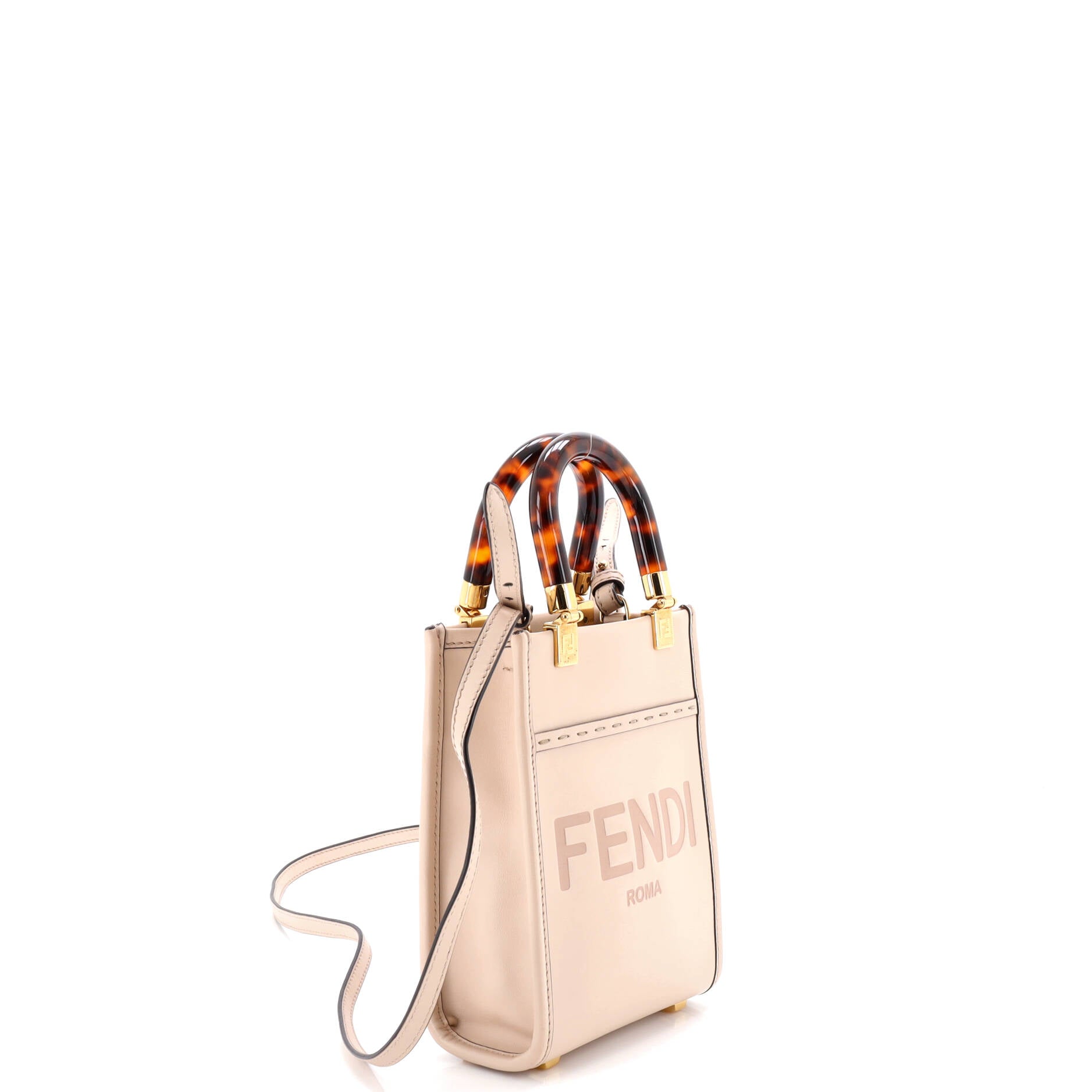 Sunshine Shopper Tote Leather Mini