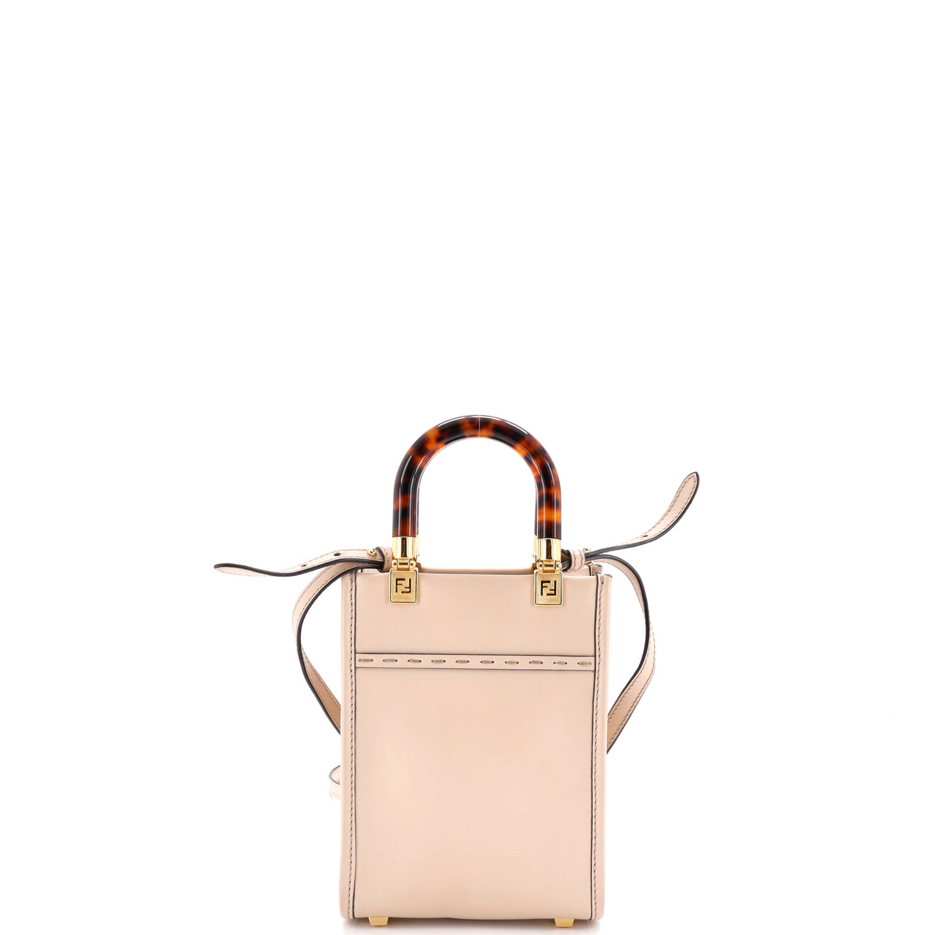 Sunshine Shopper Tote Leather Mini
