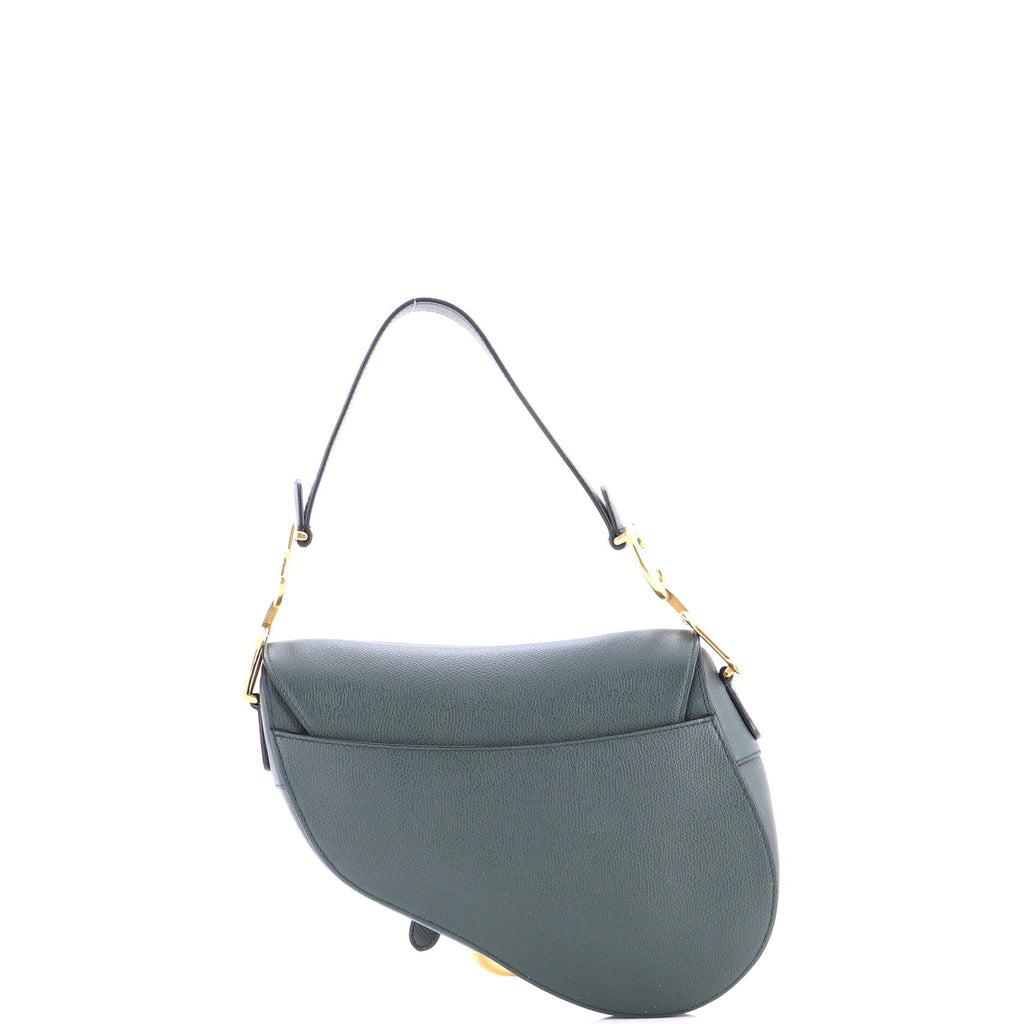 Saddle Handbag Leather Medium