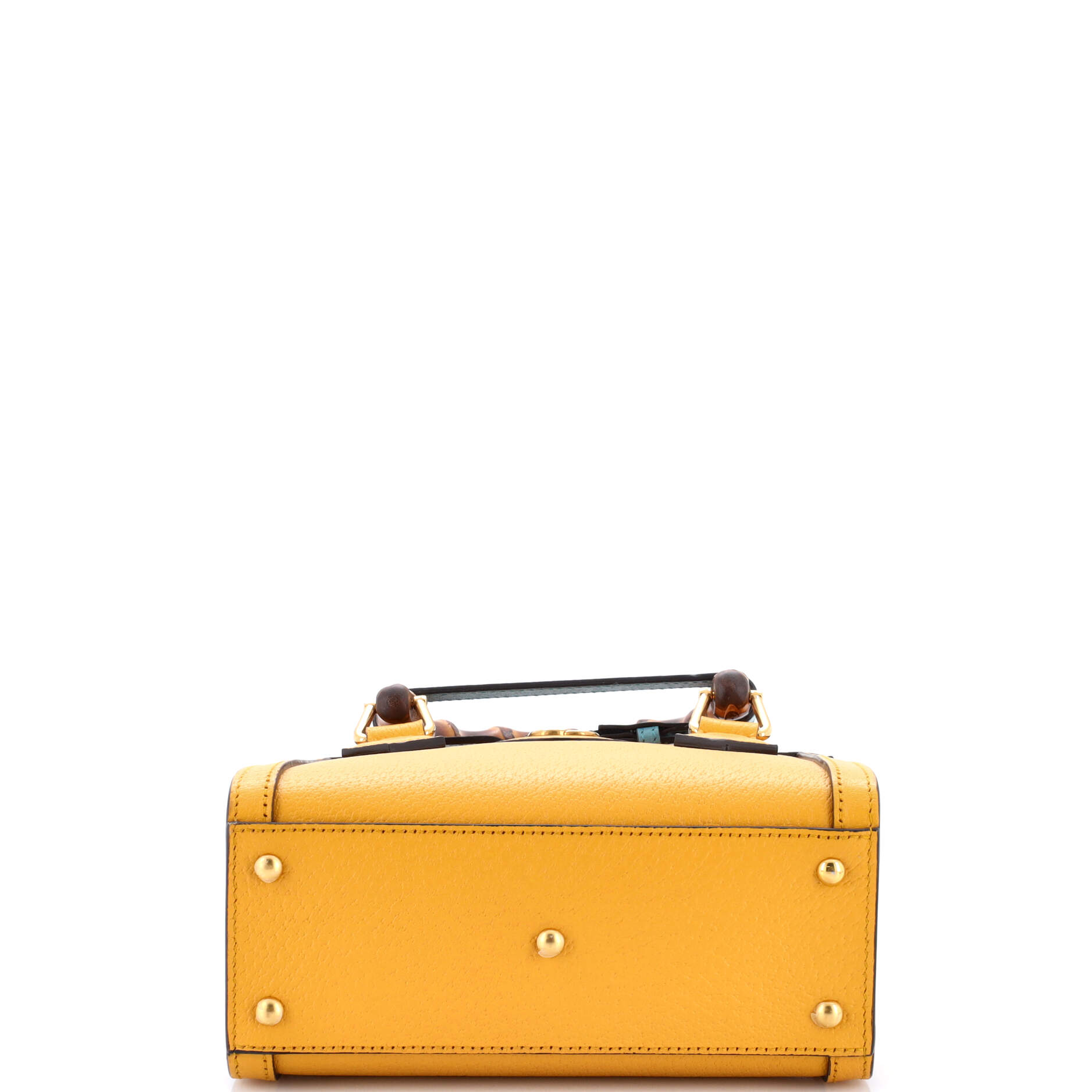 Diana NM Bamboo Handle Tote Leather Mini