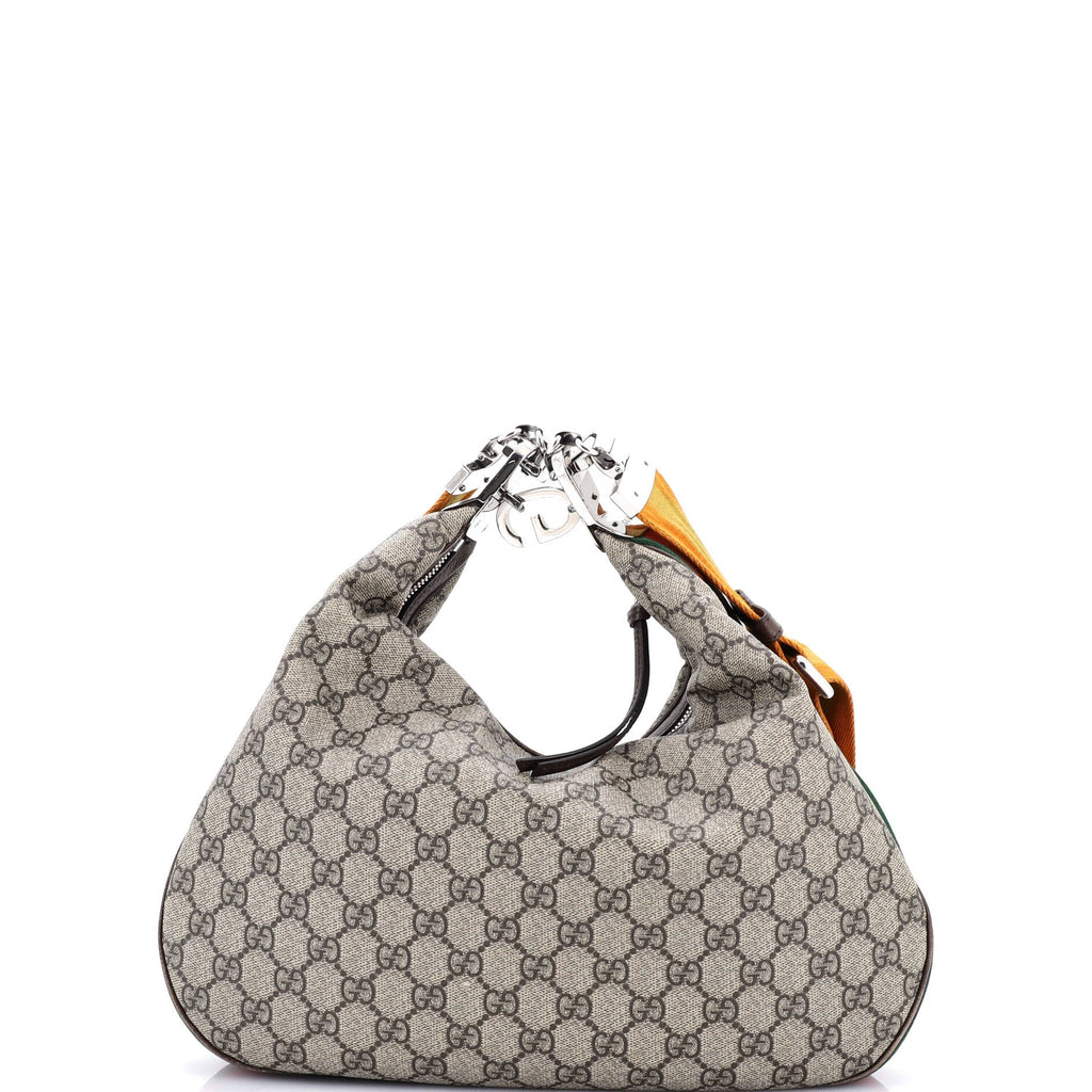 Attache Shoulder Bag GG Coated Canvas Medium