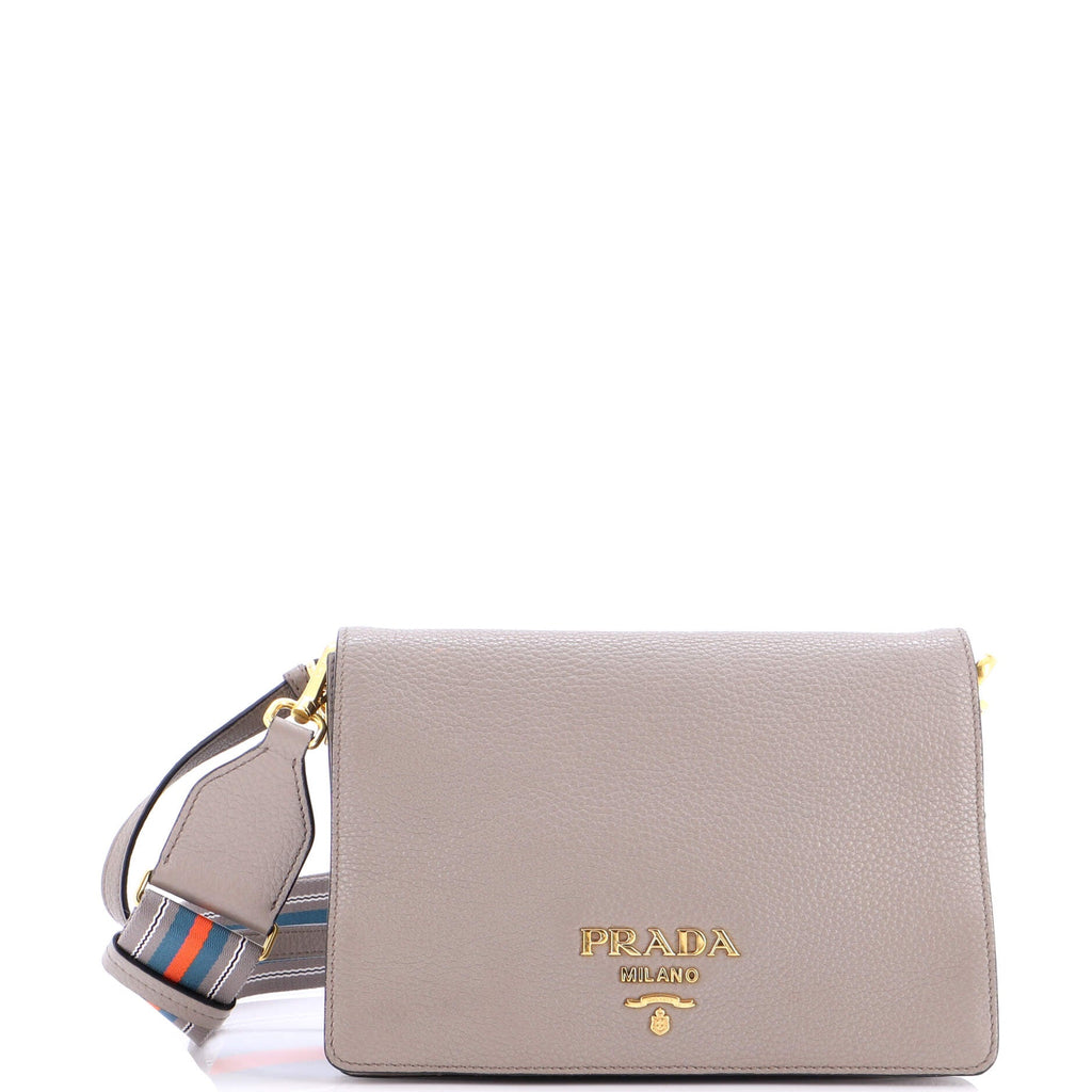 Flap Crossbody Bag Vitello Daino Medium