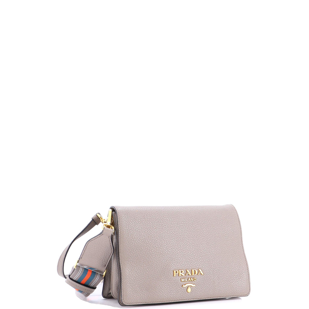 Flap Crossbody Bag Vitello Daino Medium