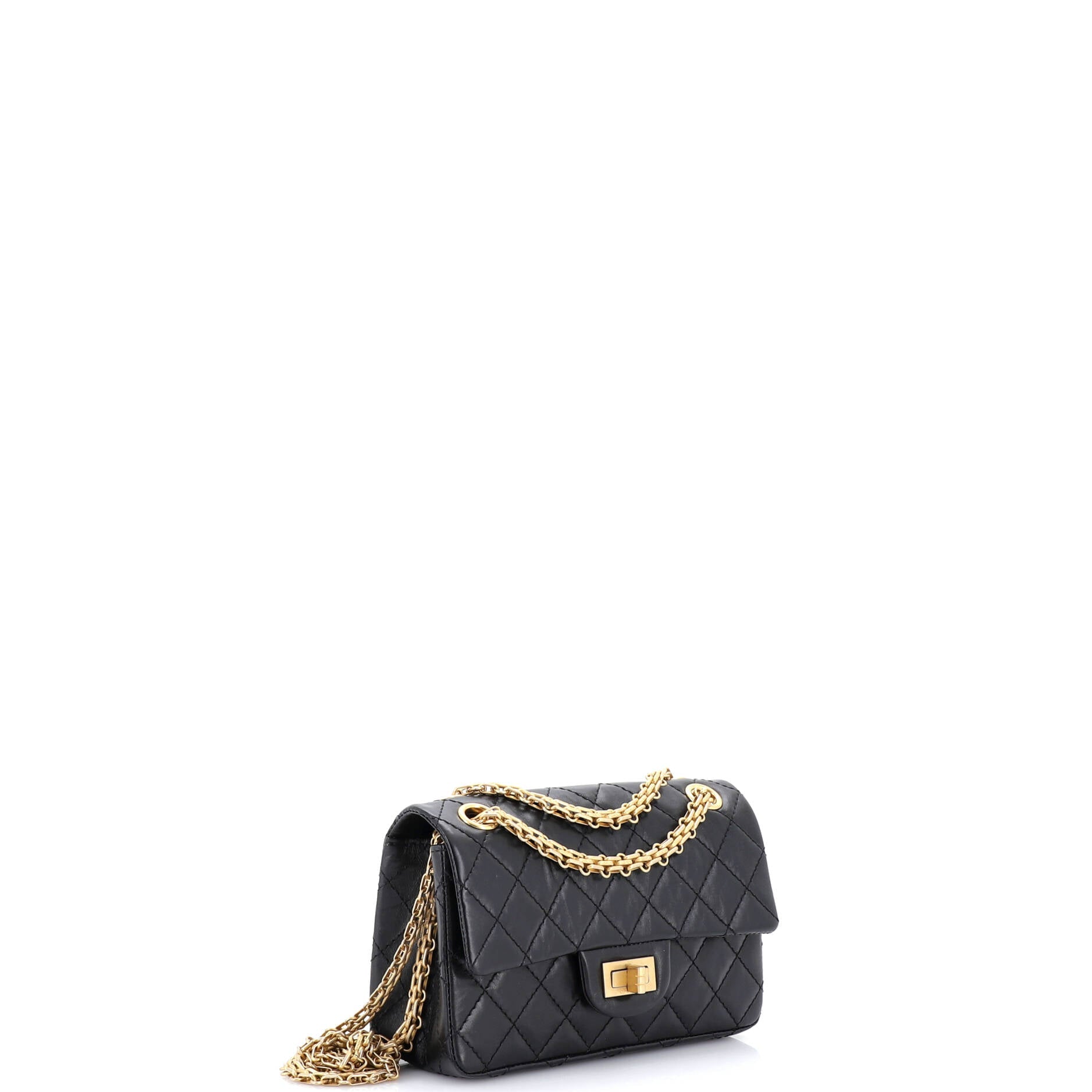 Reissue 2.55 Flap Bag Quilted Aged Calfskin Mini
