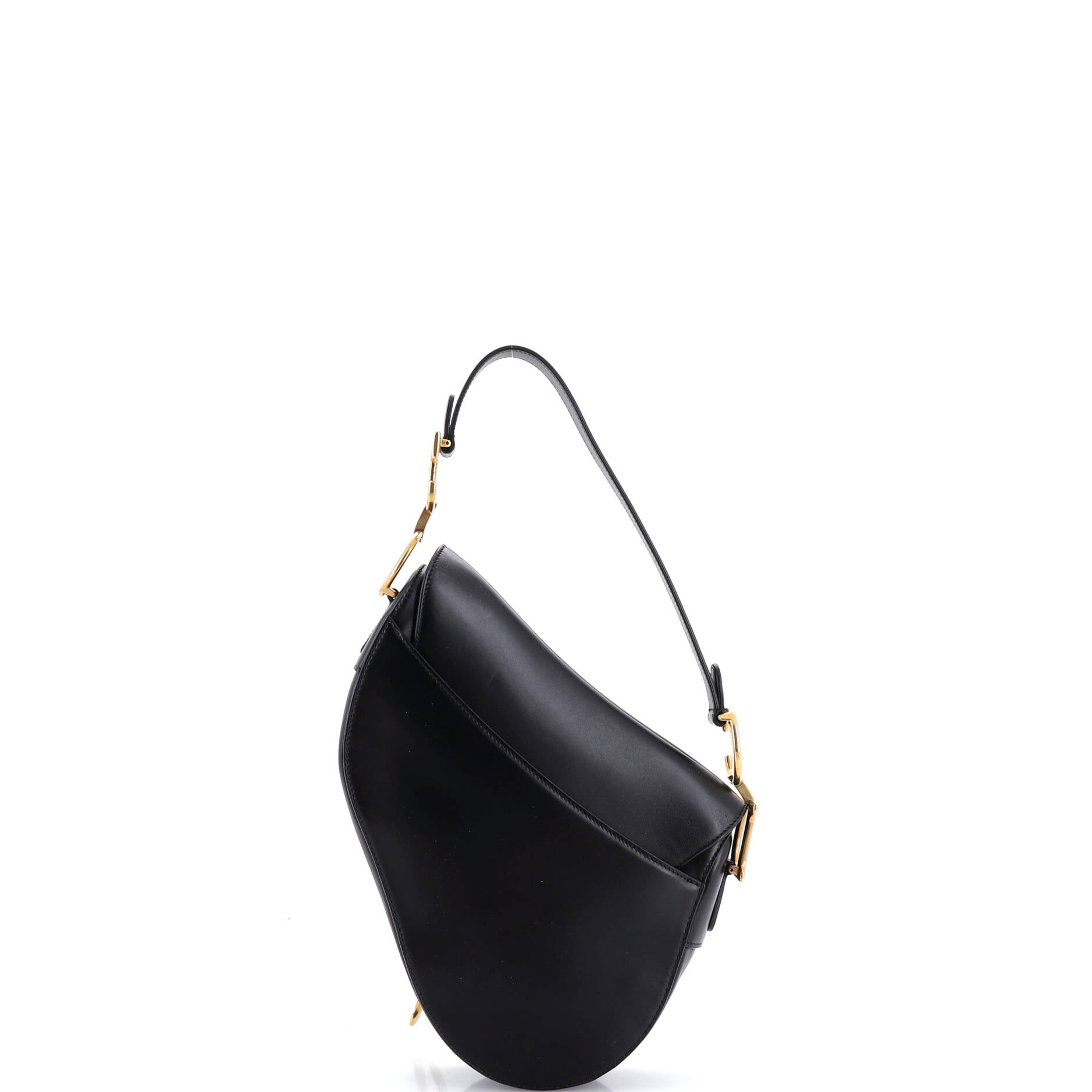 Saddle Handbag Leather Medium