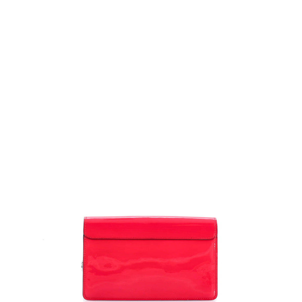 Cherrywood Chain Wallet Vernis with Monogram Canvas