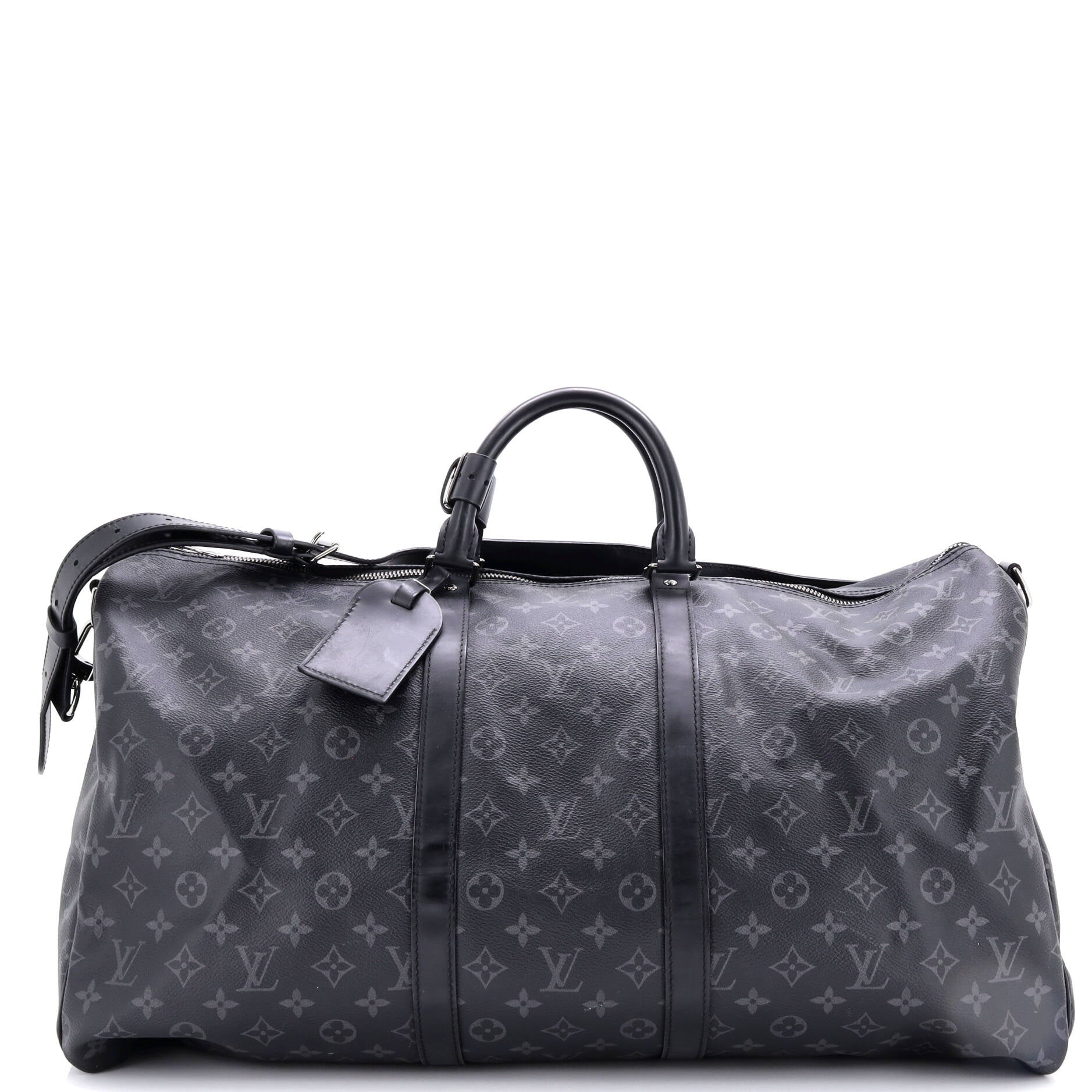 Keepall Bandouliere Bag Monogram Eclipse Canvas 55