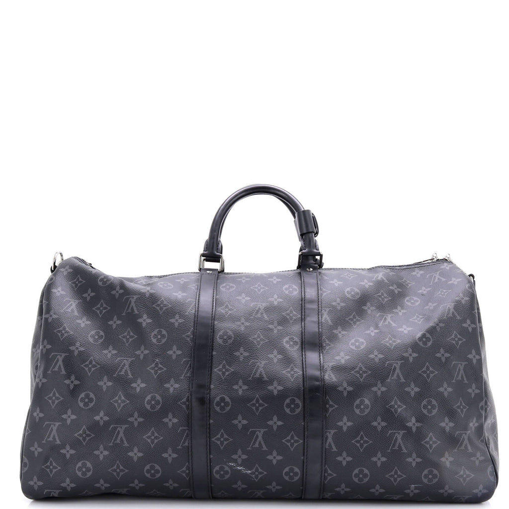 Keepall Bandouliere Bag Monogram Eclipse Canvas 55