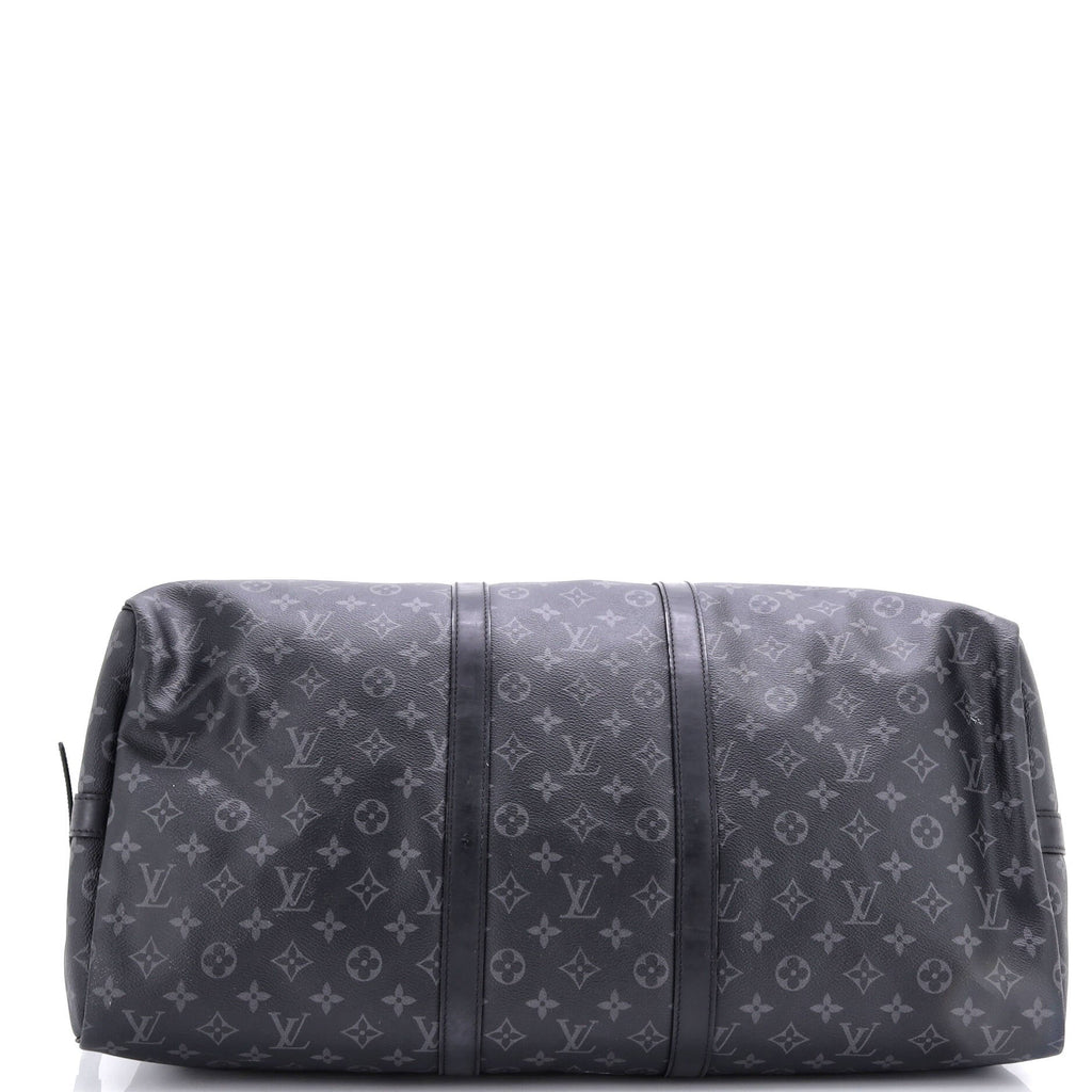 Keepall Bandouliere Bag Monogram Eclipse Canvas 55