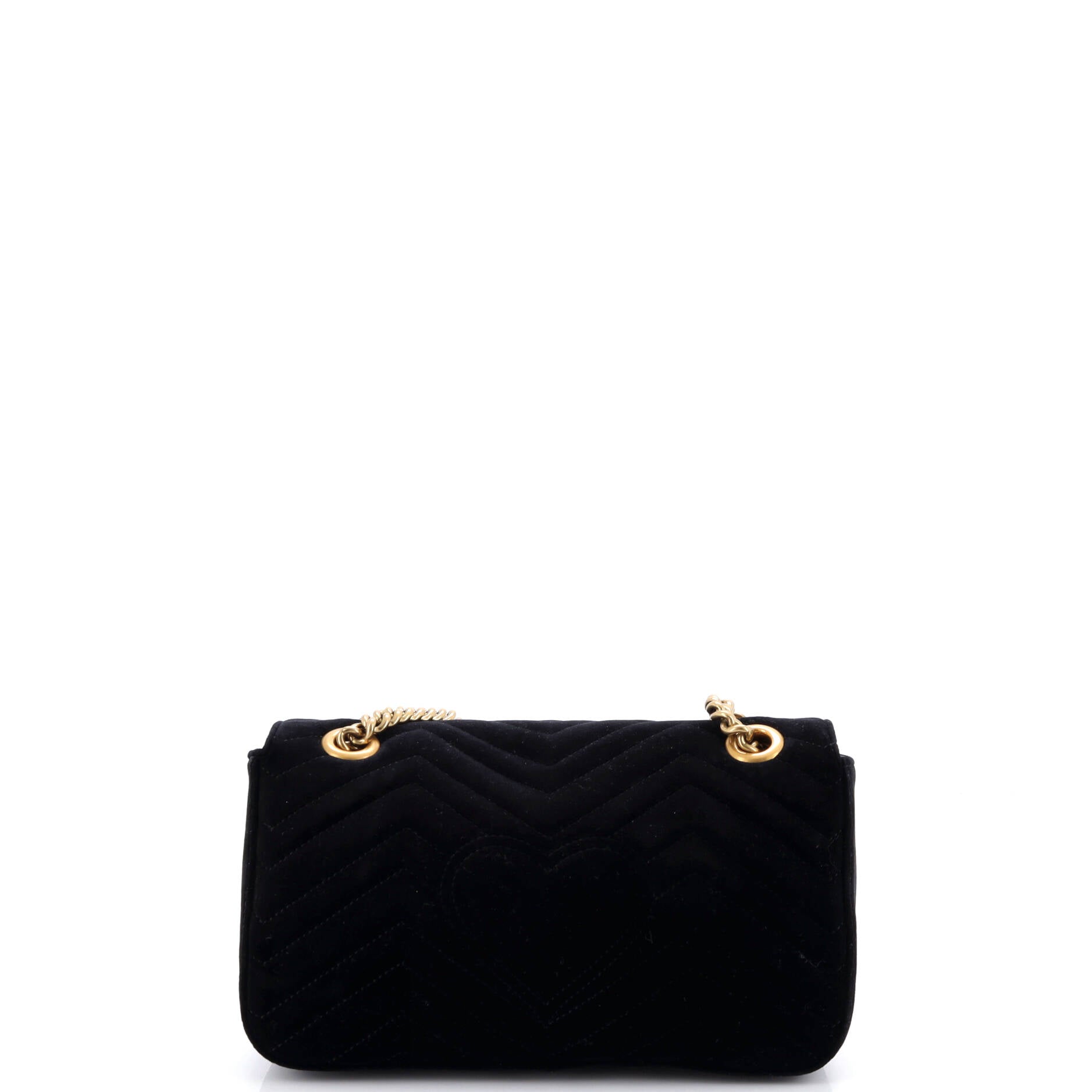 GG Marmont Flap Bag Matelasse Velvet Small