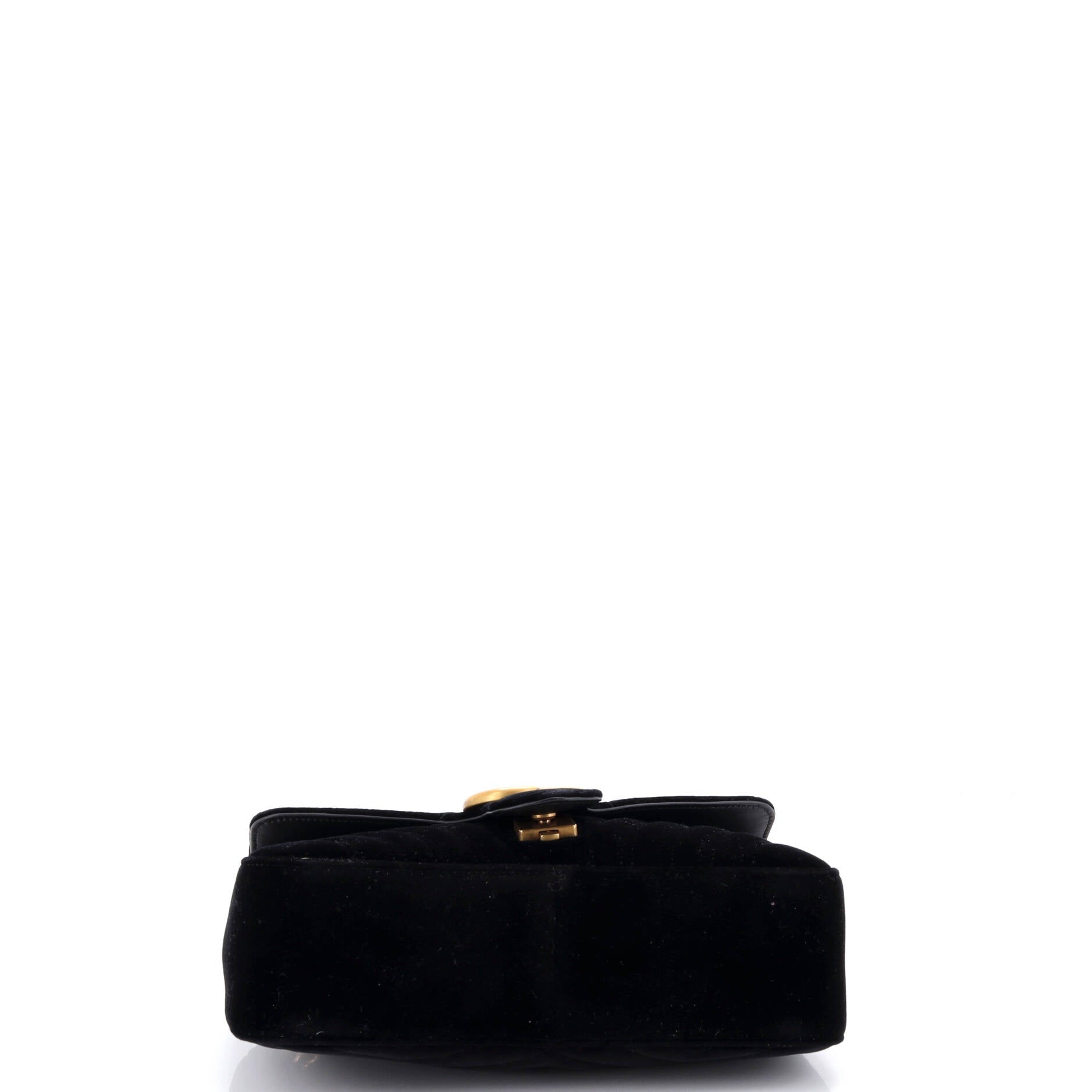 GG Marmont Flap Bag Matelasse Velvet Small