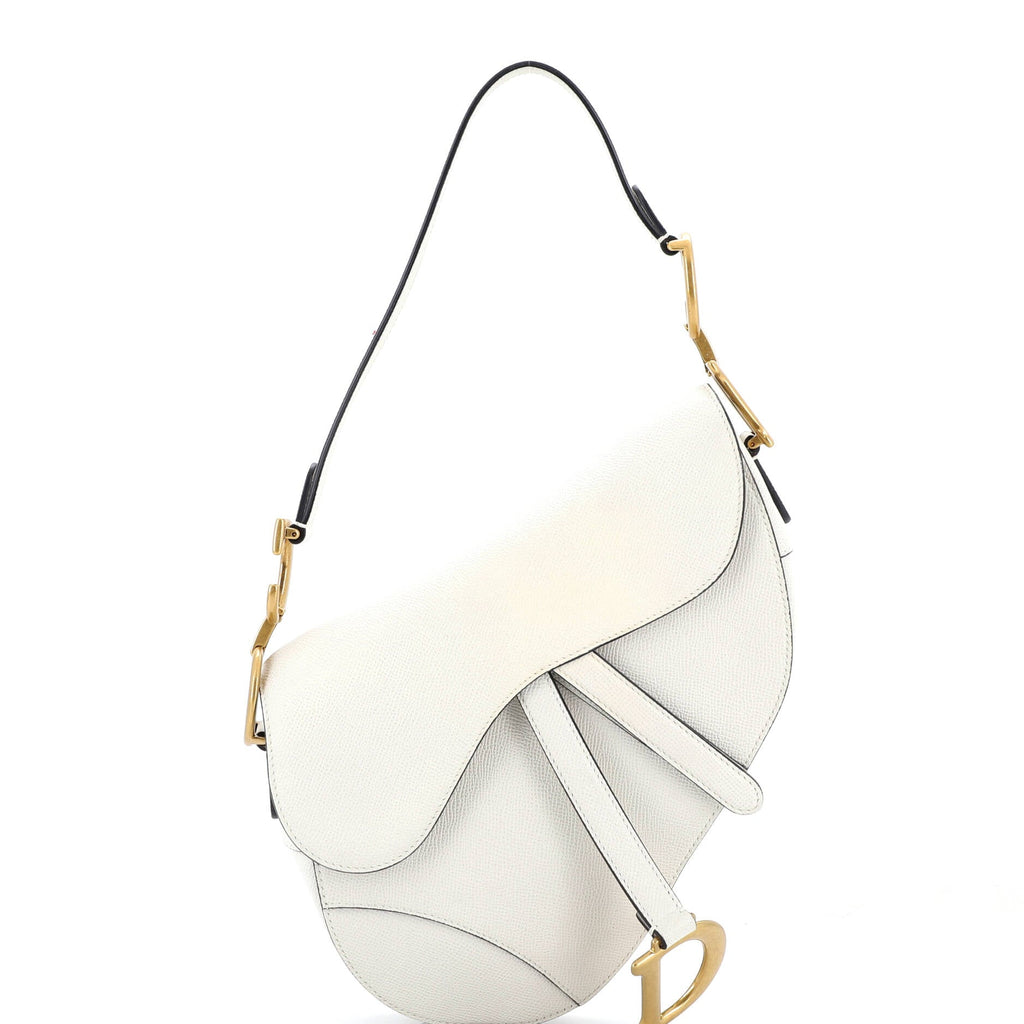 Saddle Handbag Leather Medium