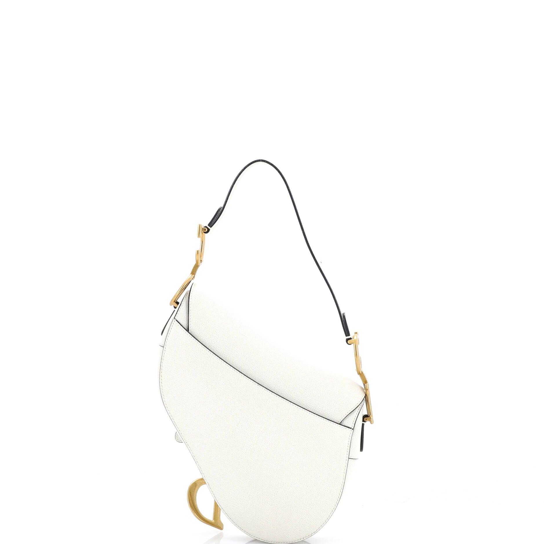 Saddle Handbag Leather Medium