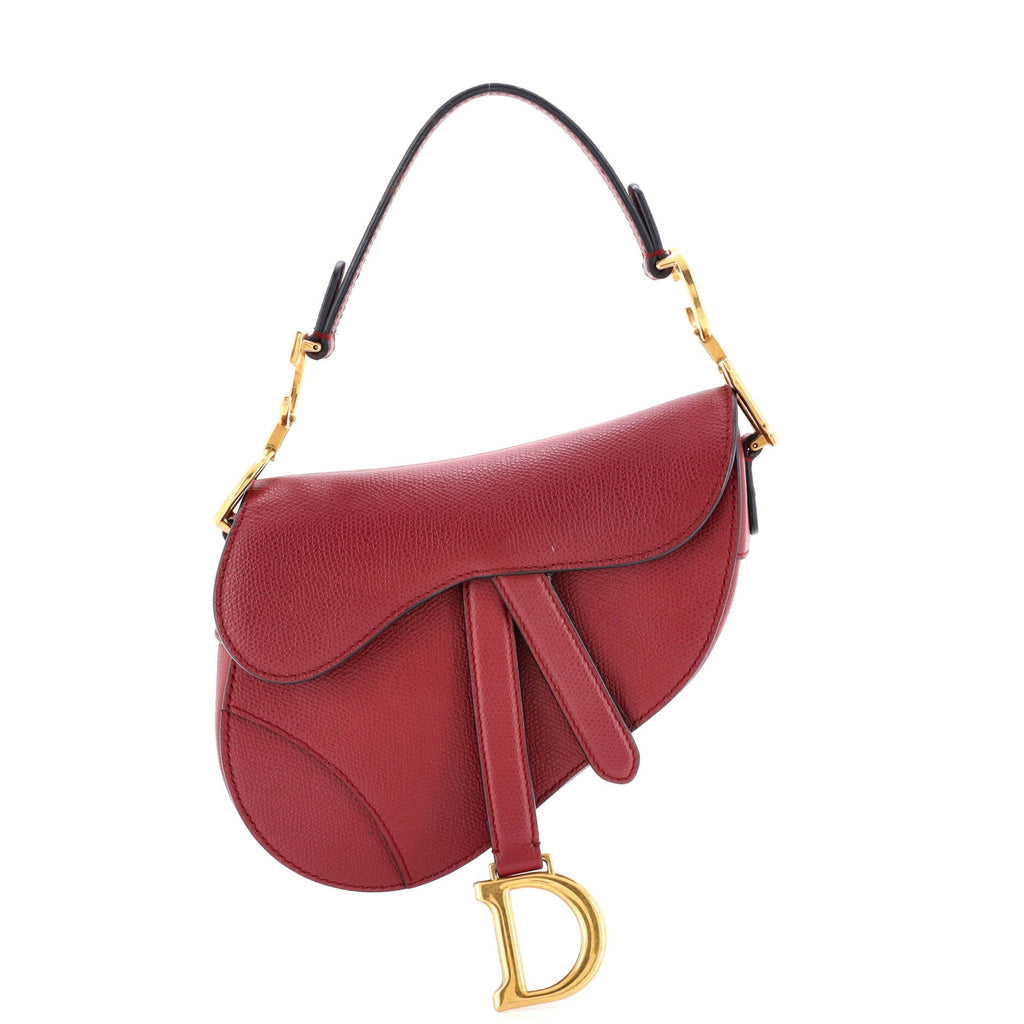 Saddle Handbag Leather Mini