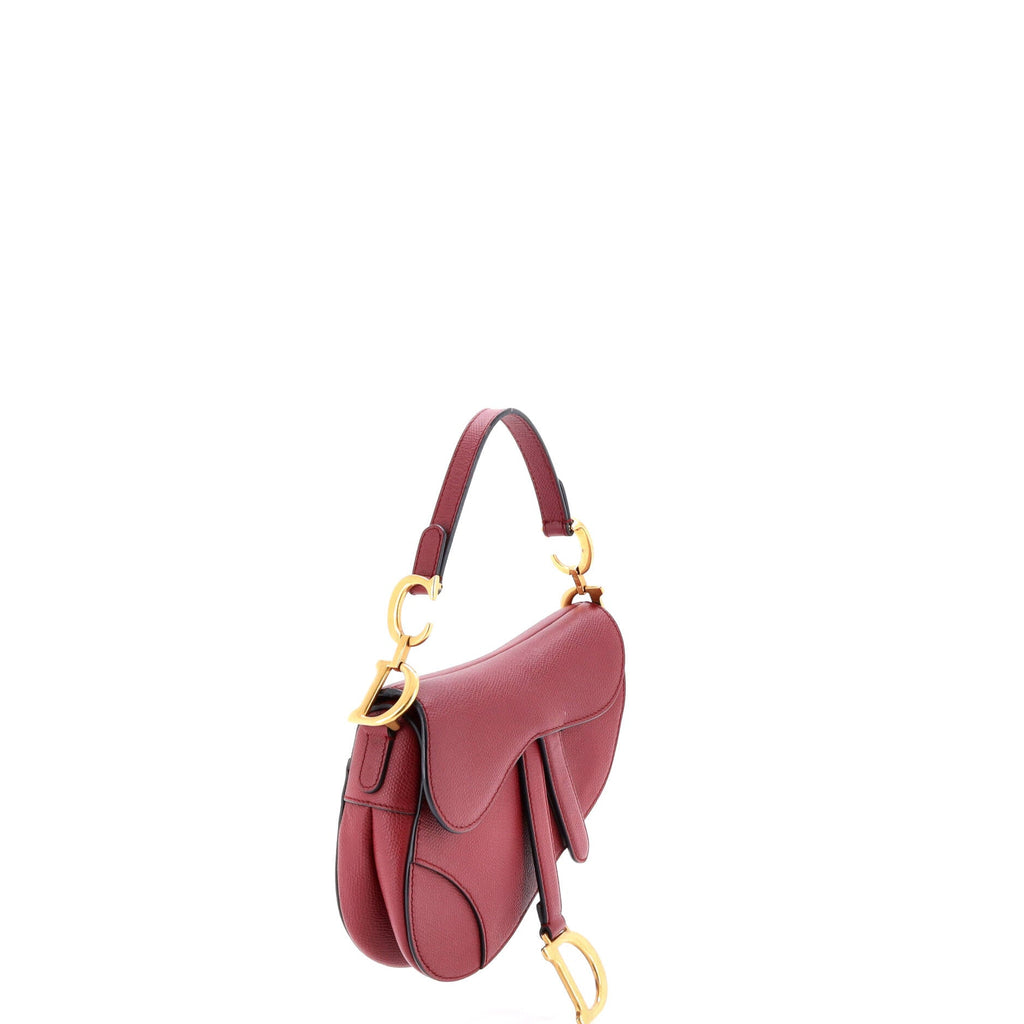 Saddle Handbag Leather Mini