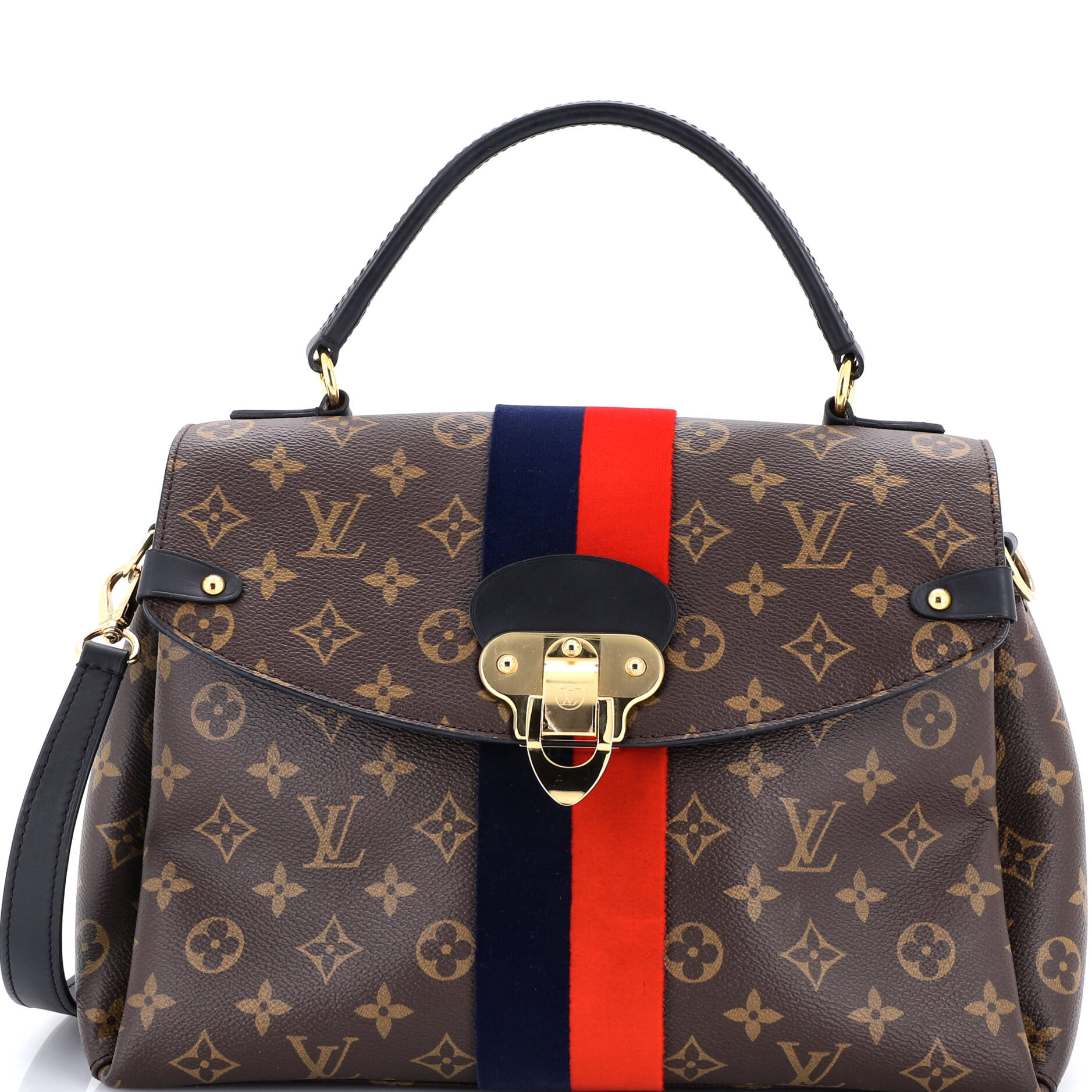 Georges Handbag Monogram Canvas MM