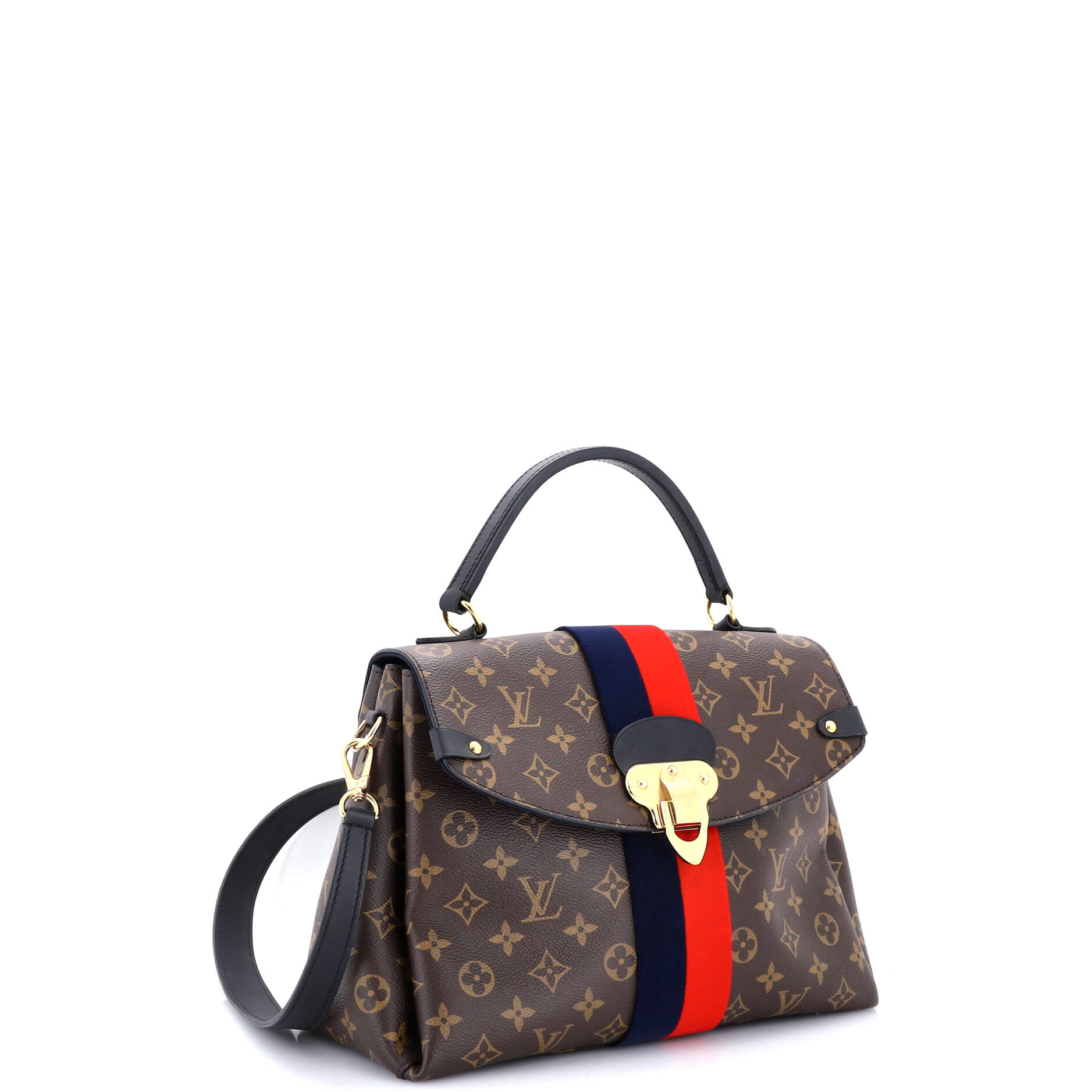 Georges Handbag Monogram Canvas MM