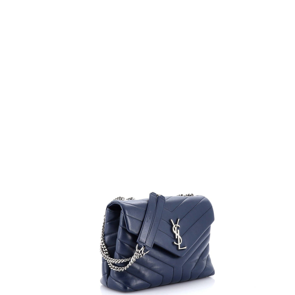 Loulou Shoulder Bag Matelasse Chevron Leather Small