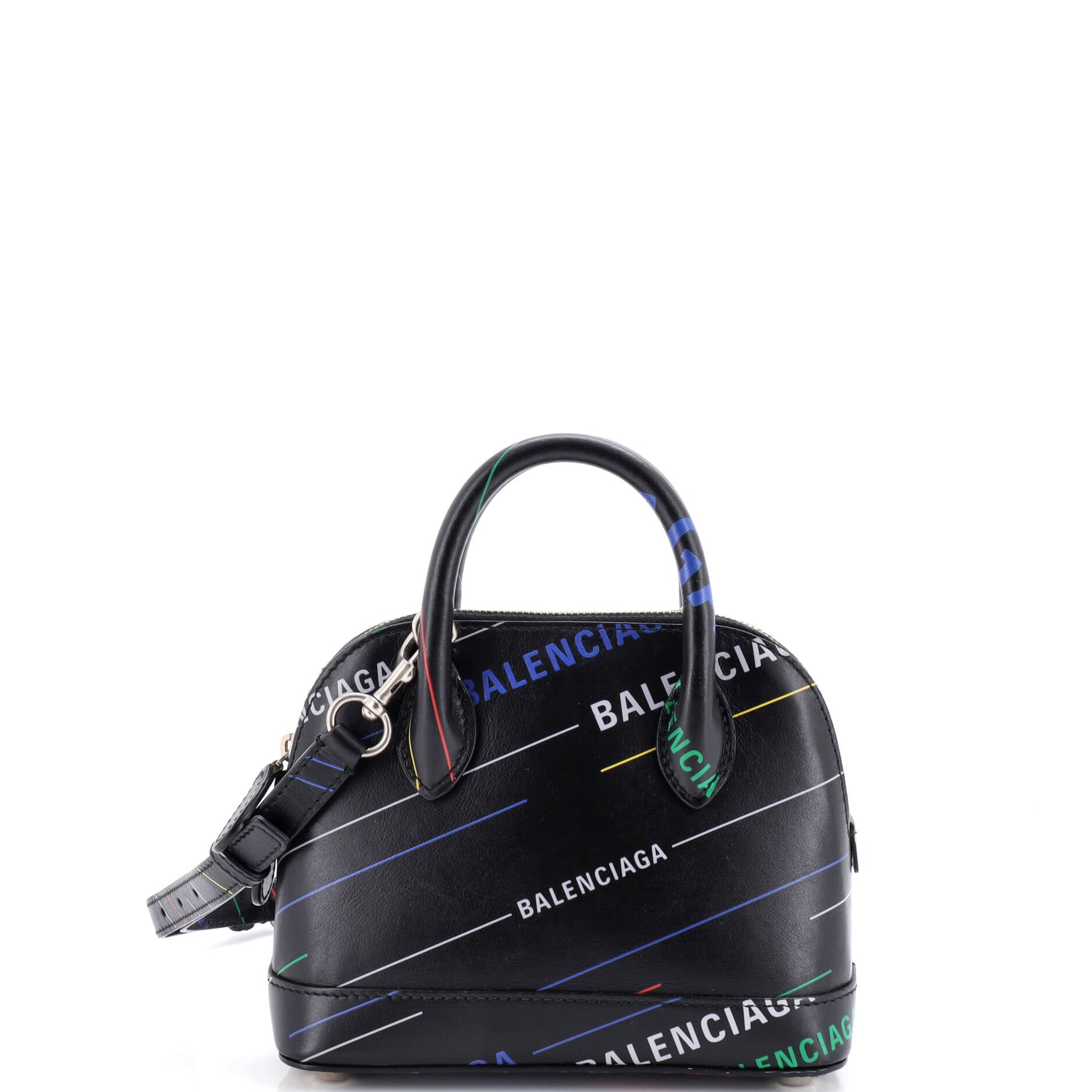 Logo Ville Bag Printed Leather XXS