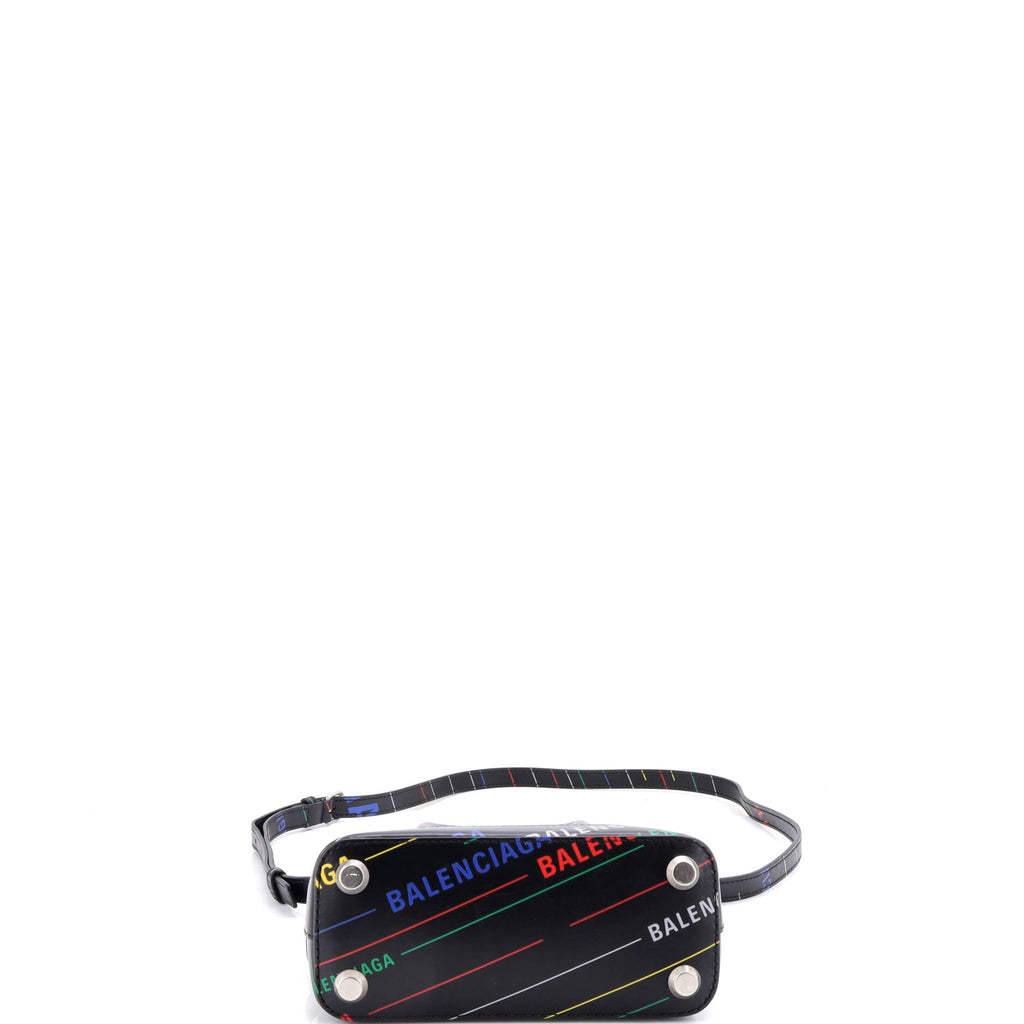 Logo Ville Bag Printed Leather XXS
