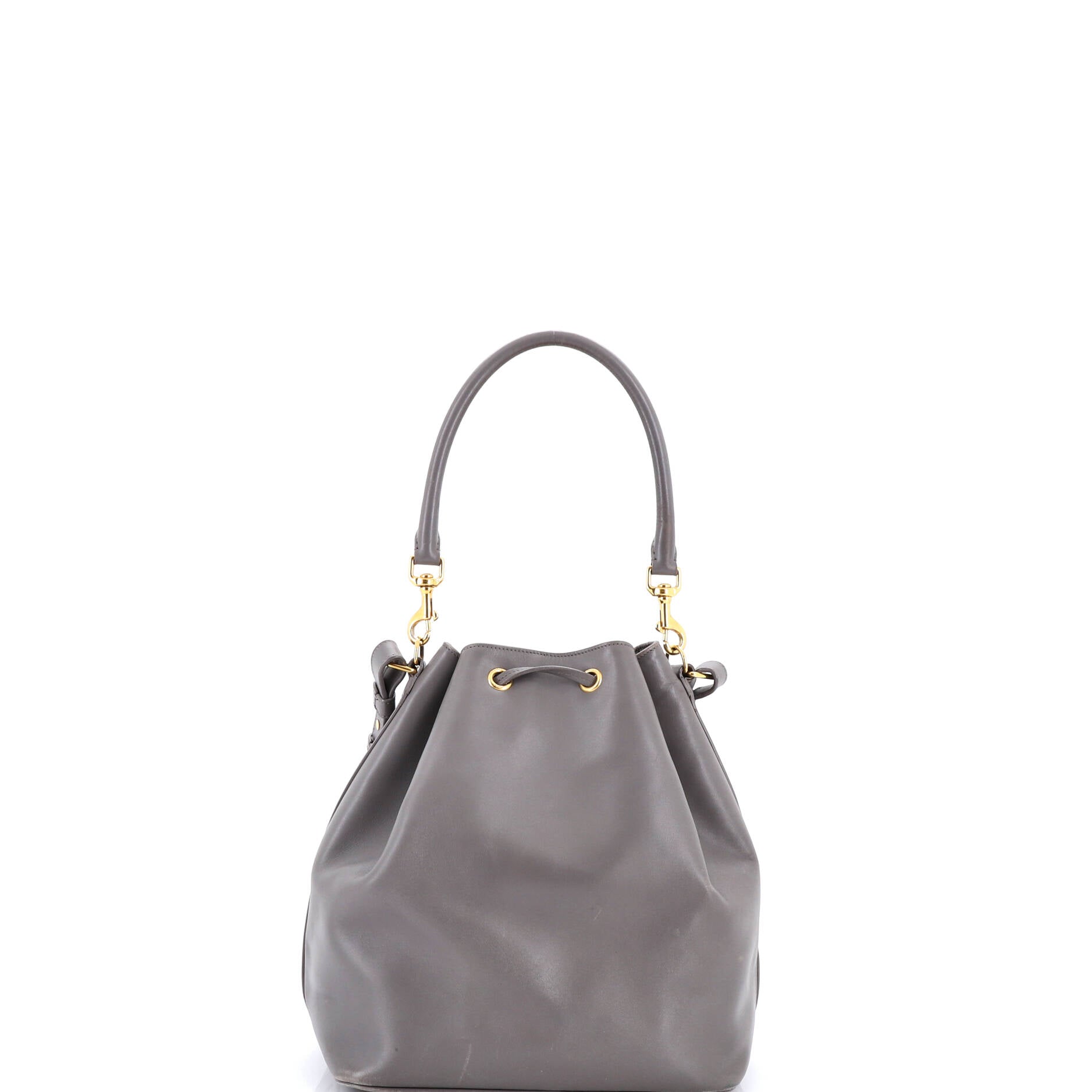 Emmanuelle Bucket Bag Leather Large