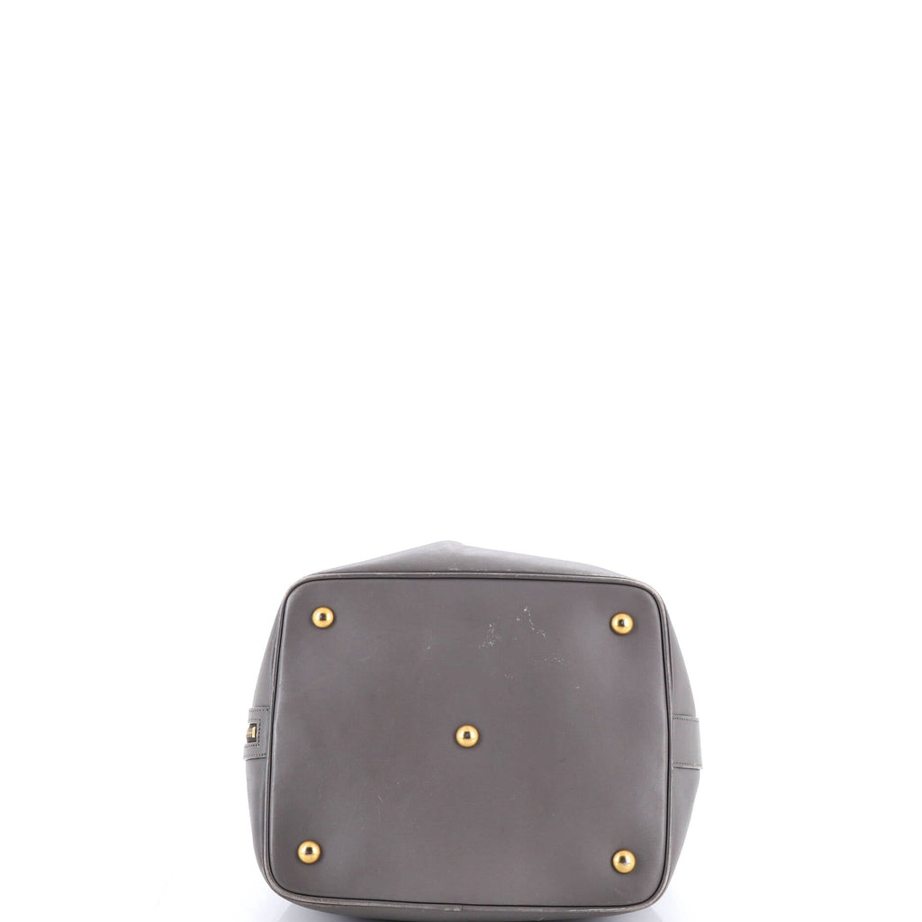 Emmanuelle Bucket Bag Leather Large