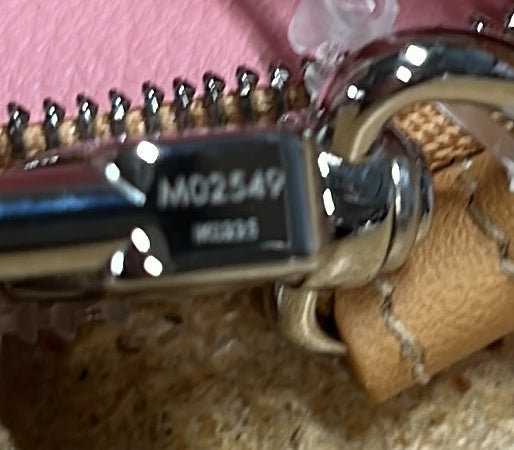 LV Donut Bag Charm Printed Leather and Monogram Canvas