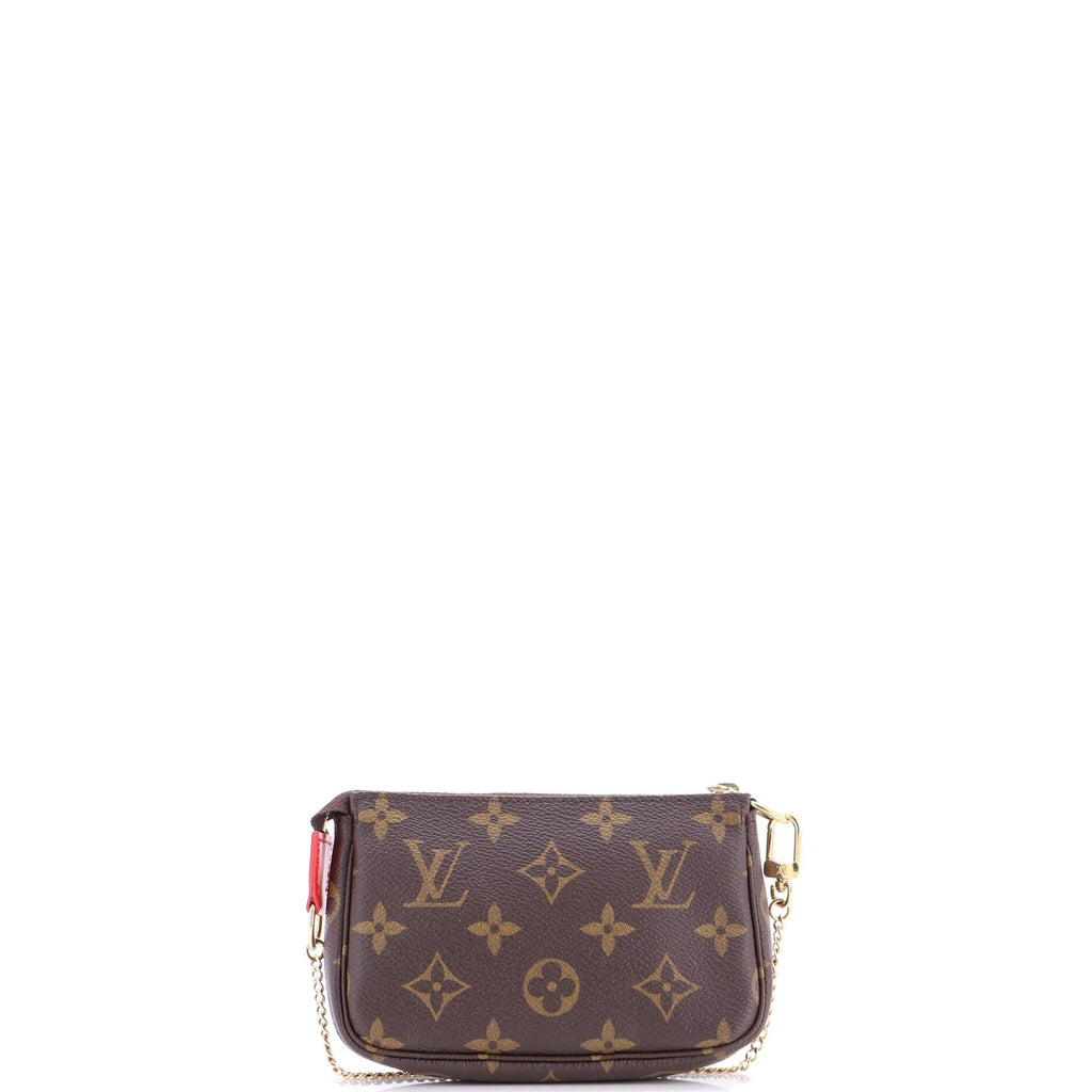 Pochette Accessoires Limited Edition Vivienne Xmas Monogram Canvas Mini
