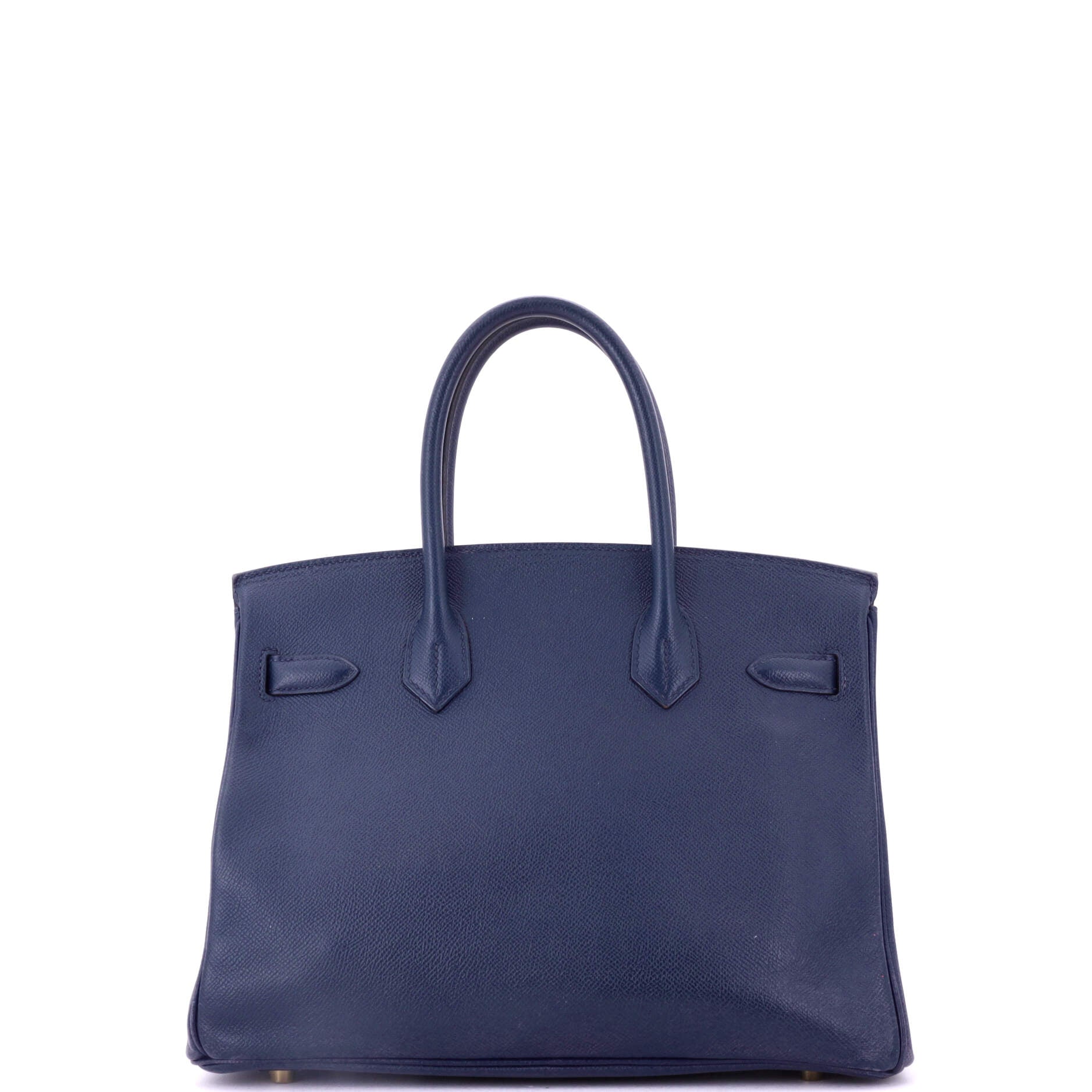 Birkin Handbag Bleu Saphir Epsom with Gold Hardware 30